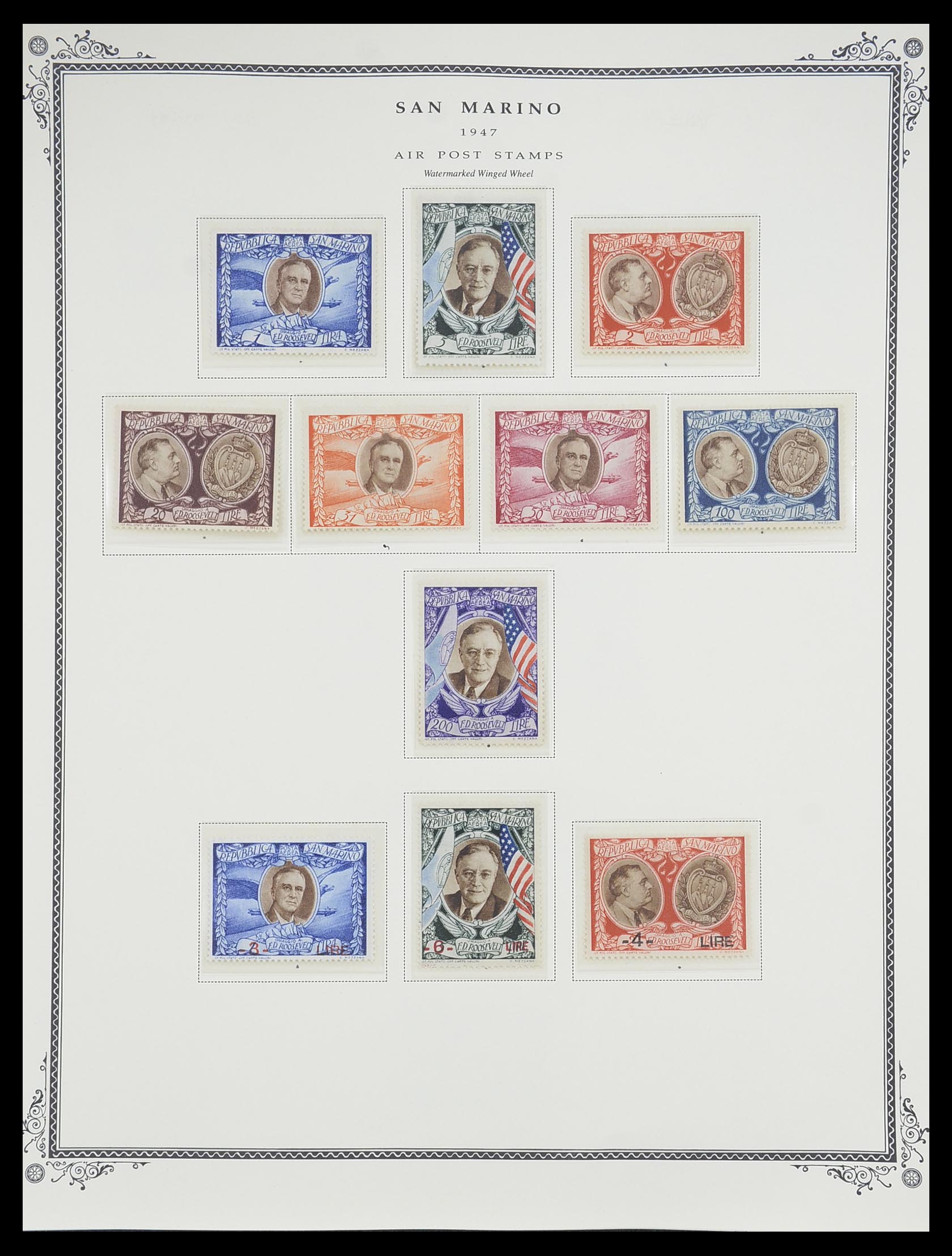 33677 073 - Postzegelverzameling 33677 San Marino 1877-1976.