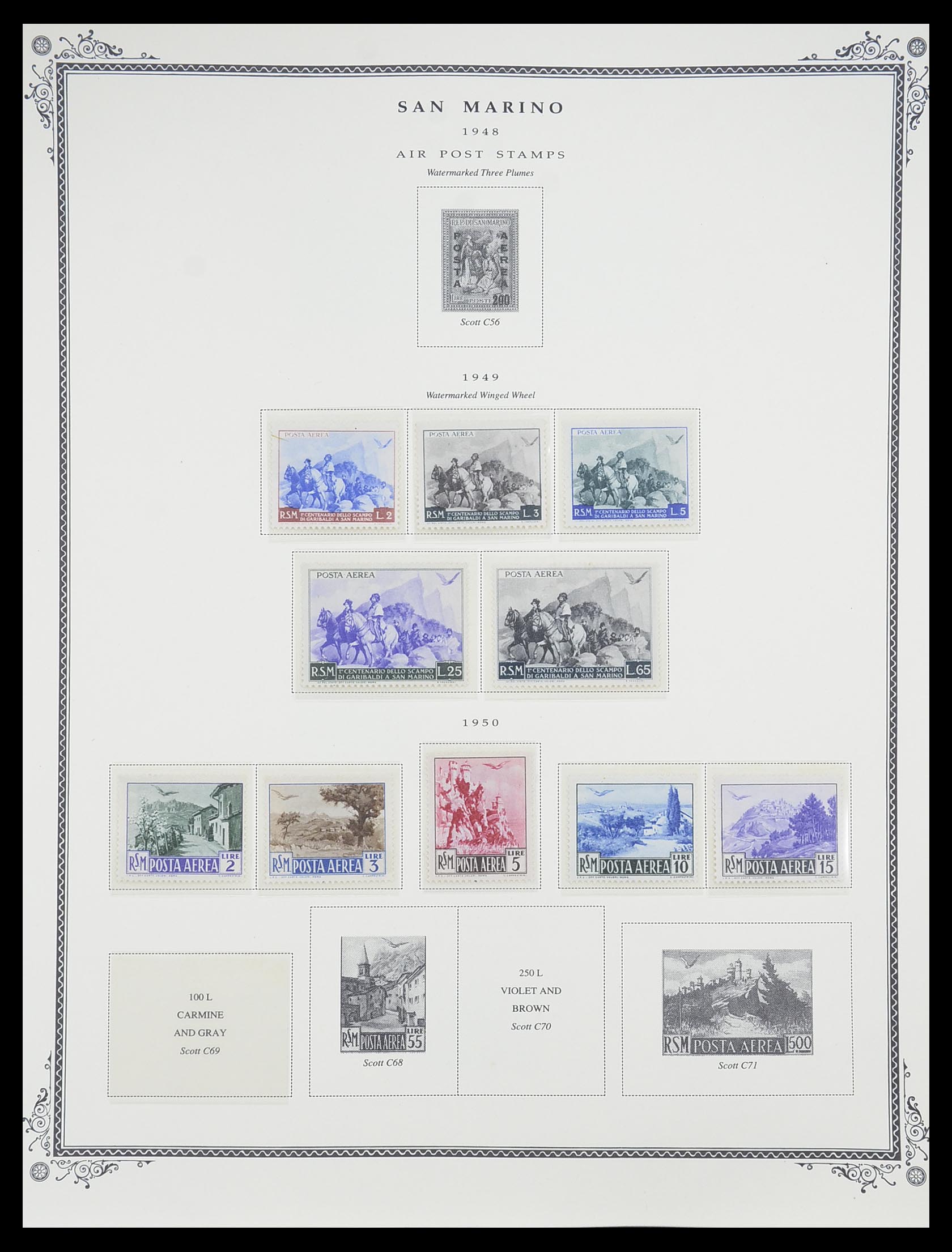 33677 075 - Postzegelverzameling 33677 San Marino 1877-1976.