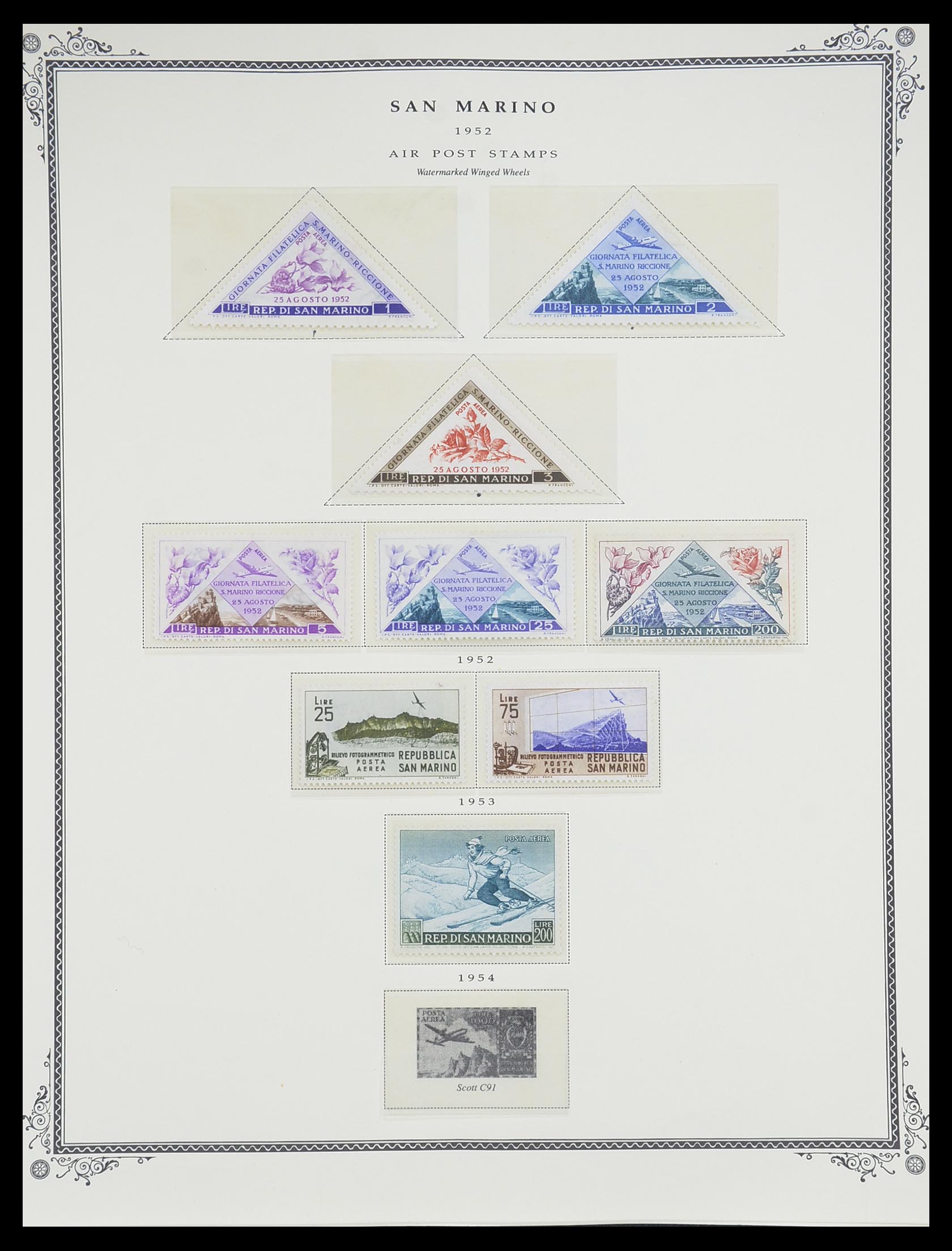 33677 077 - Postzegelverzameling 33677 San Marino 1877-1976.