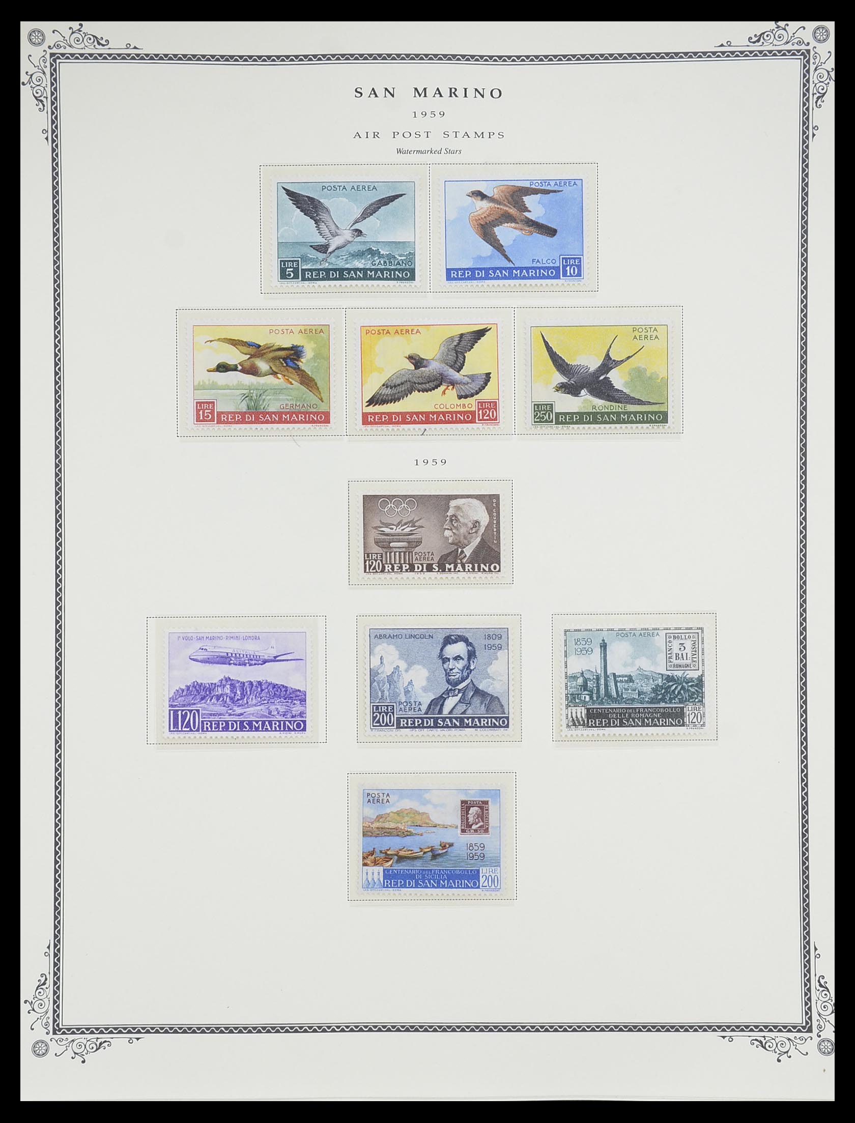 33677 079 - Postzegelverzameling 33677 San Marino 1877-1976.