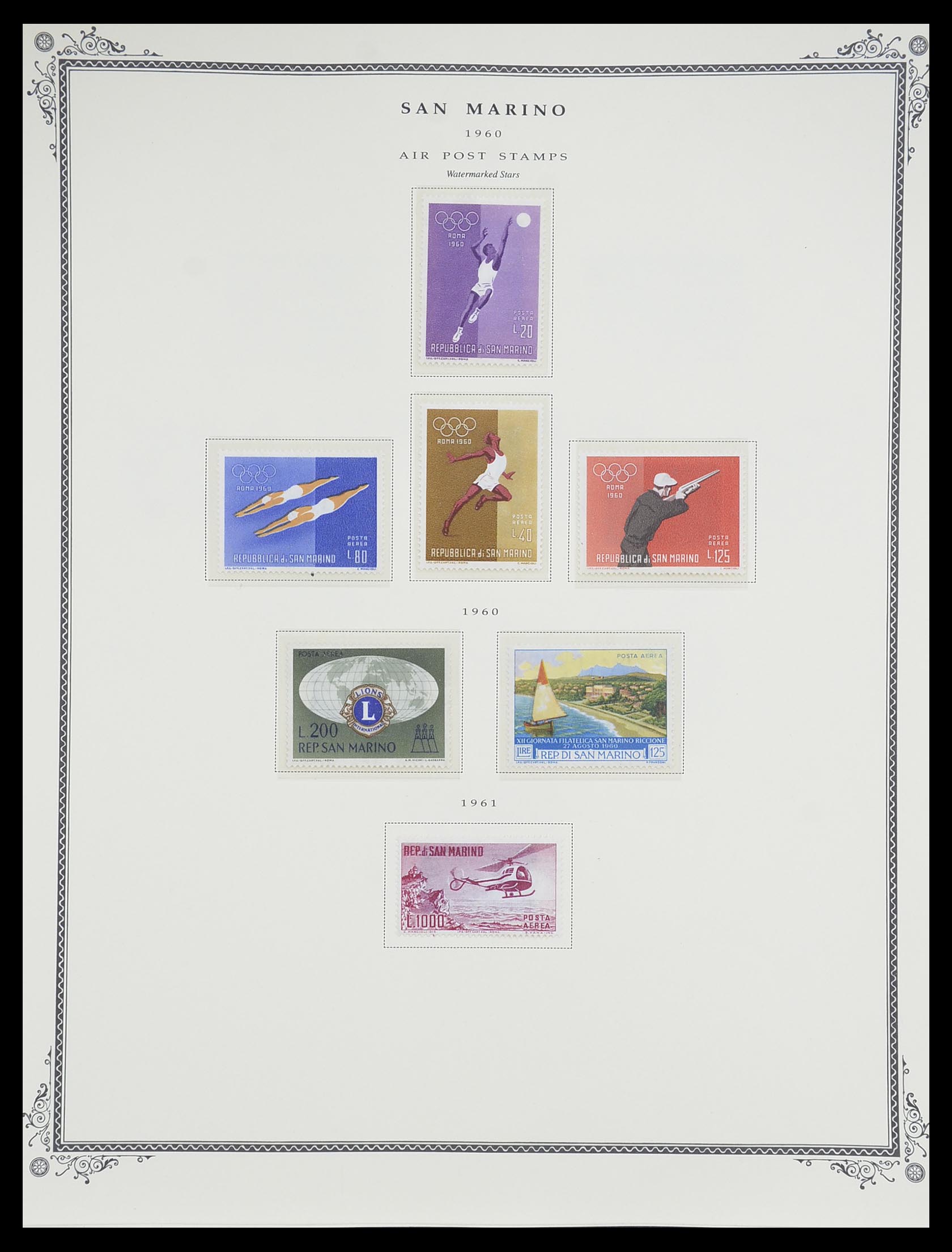 33677 080 - Postzegelverzameling 33677 San Marino 1877-1976.