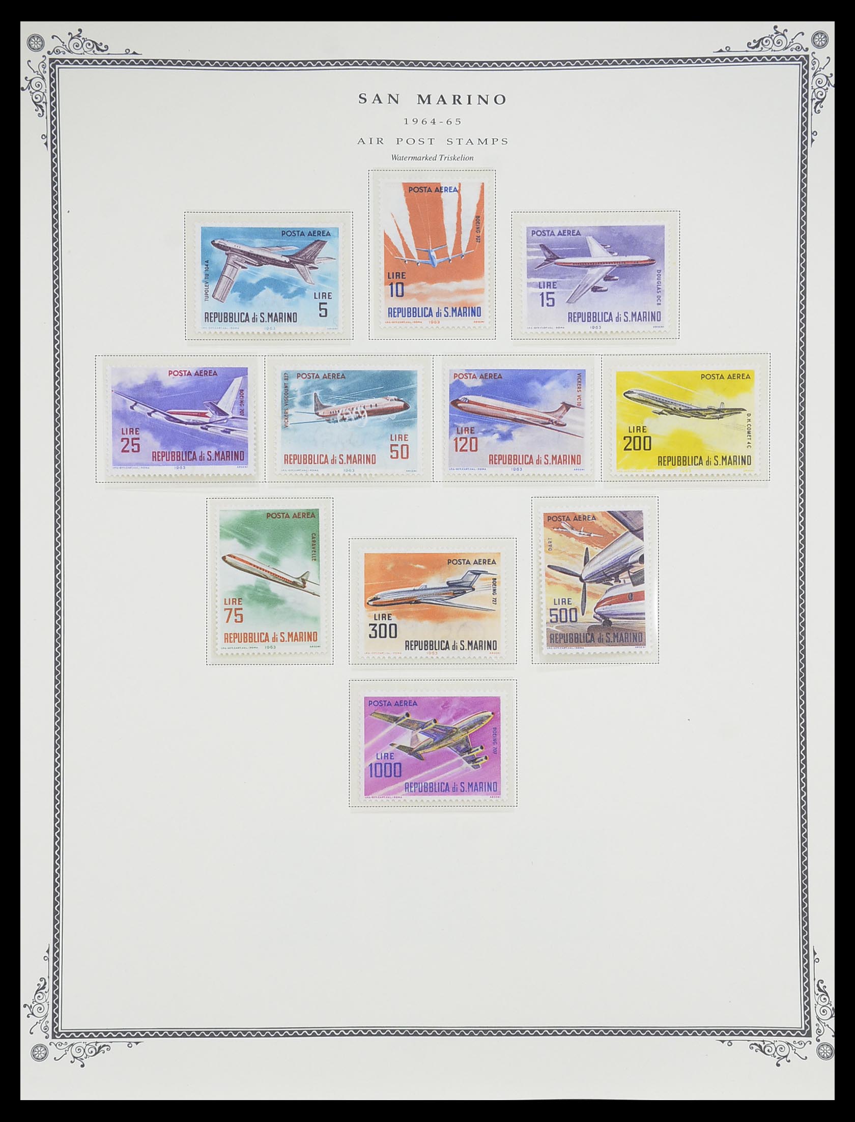 33677 081 - Postzegelverzameling 33677 San Marino 1877-1976.