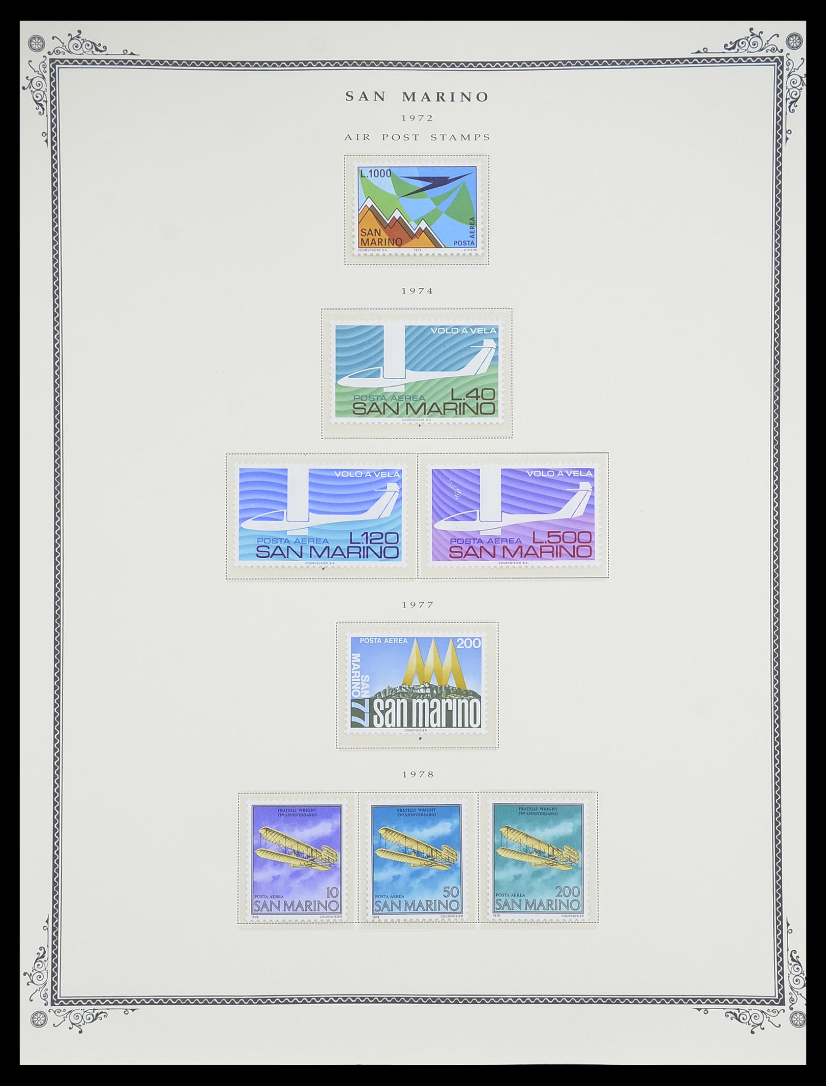 33677 082 - Postzegelverzameling 33677 San Marino 1877-1976.