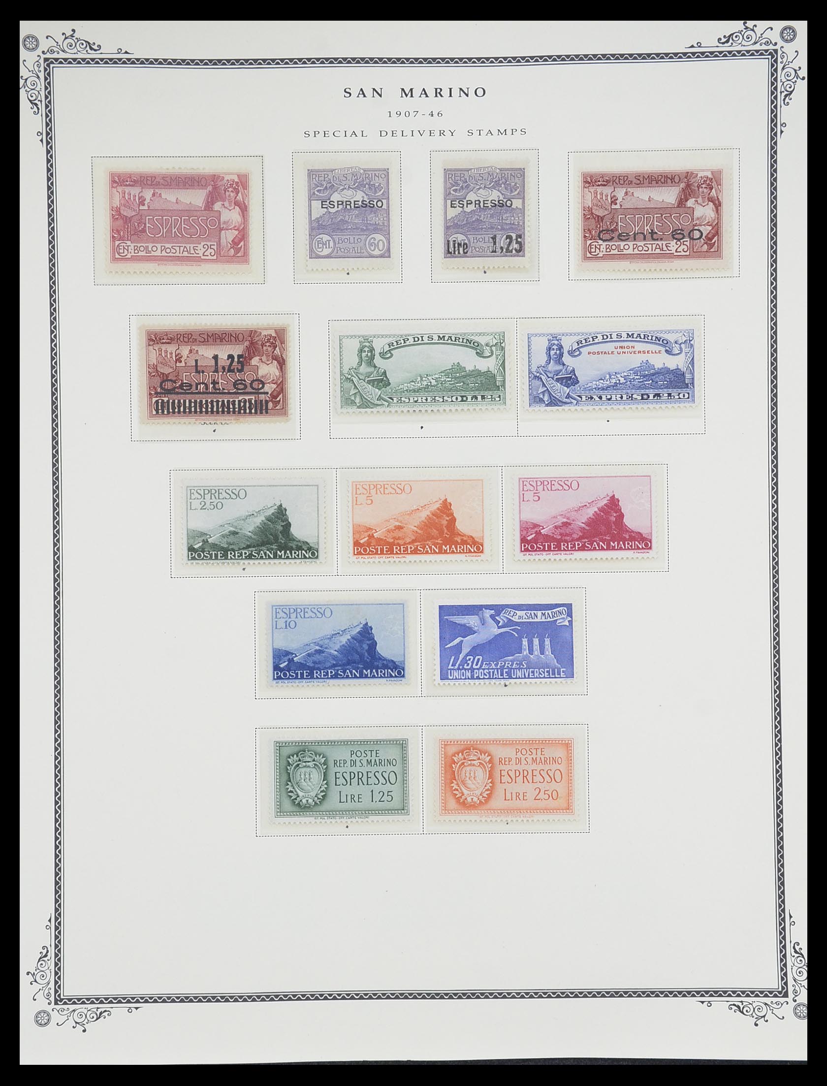 33677 084 - Postzegelverzameling 33677 San Marino 1877-1976.
