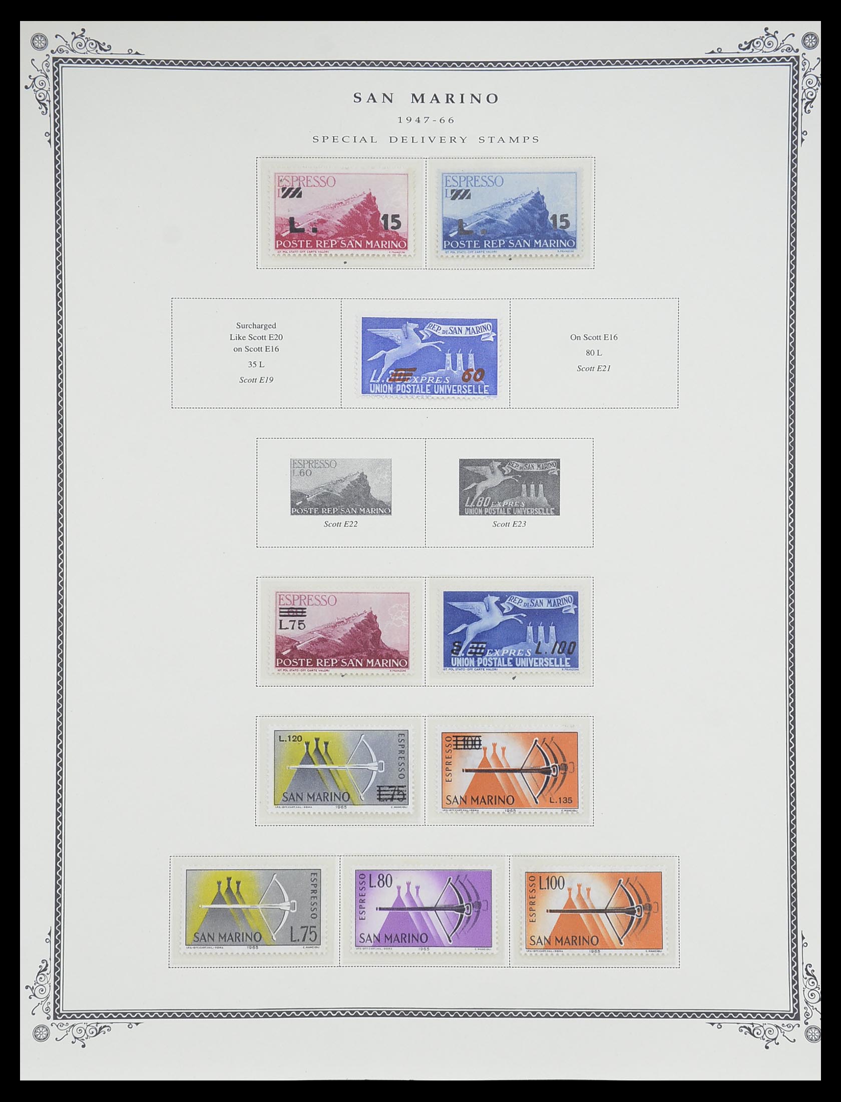 33677 085 - Postzegelverzameling 33677 San Marino 1877-1976.