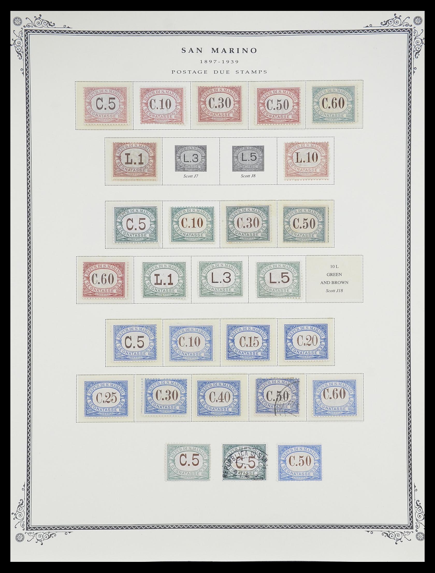 33677 087 - Postzegelverzameling 33677 San Marino 1877-1976.