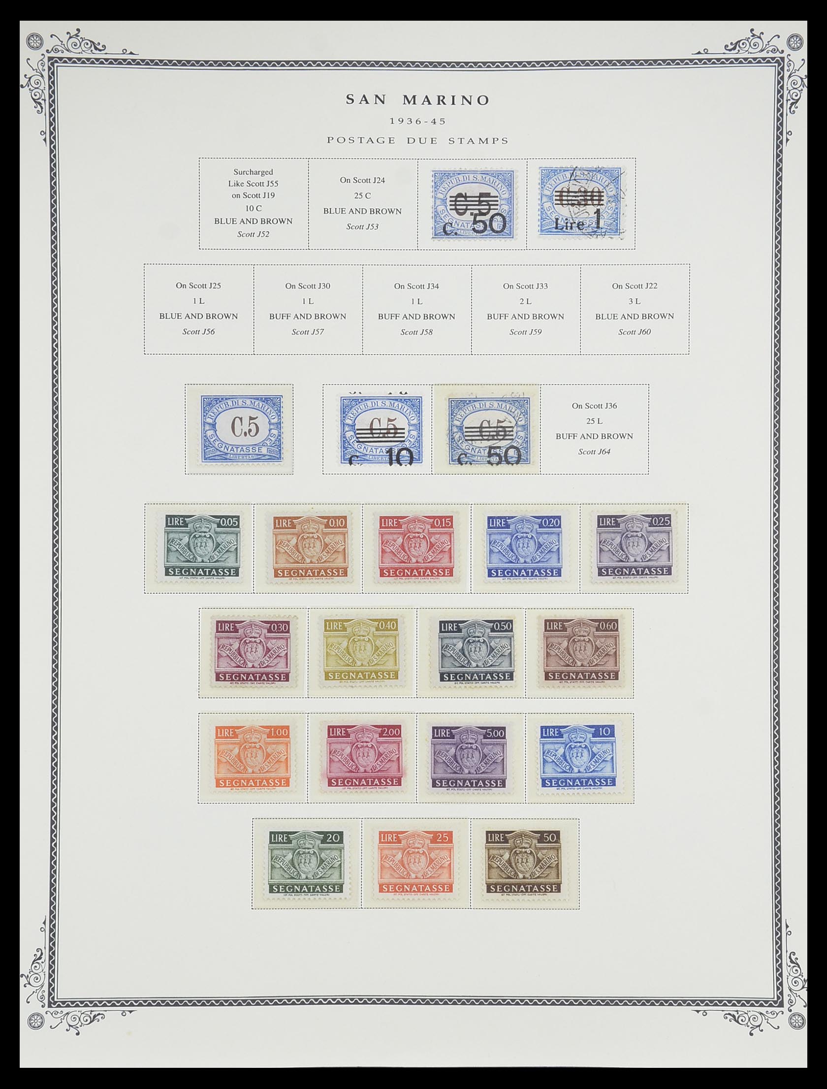 33677 089 - Postzegelverzameling 33677 San Marino 1877-1976.