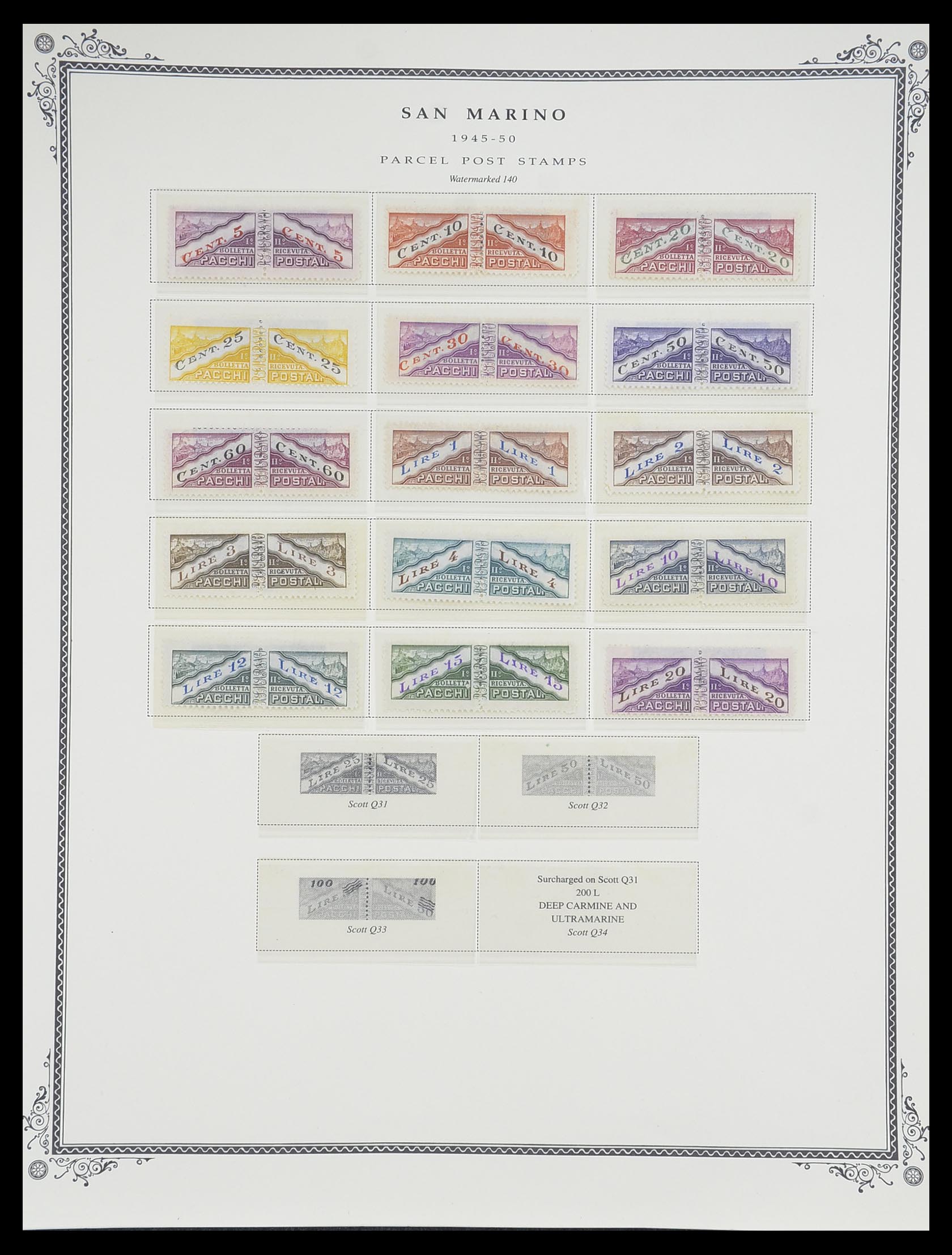 33677 091 - Postzegelverzameling 33677 San Marino 1877-1976.