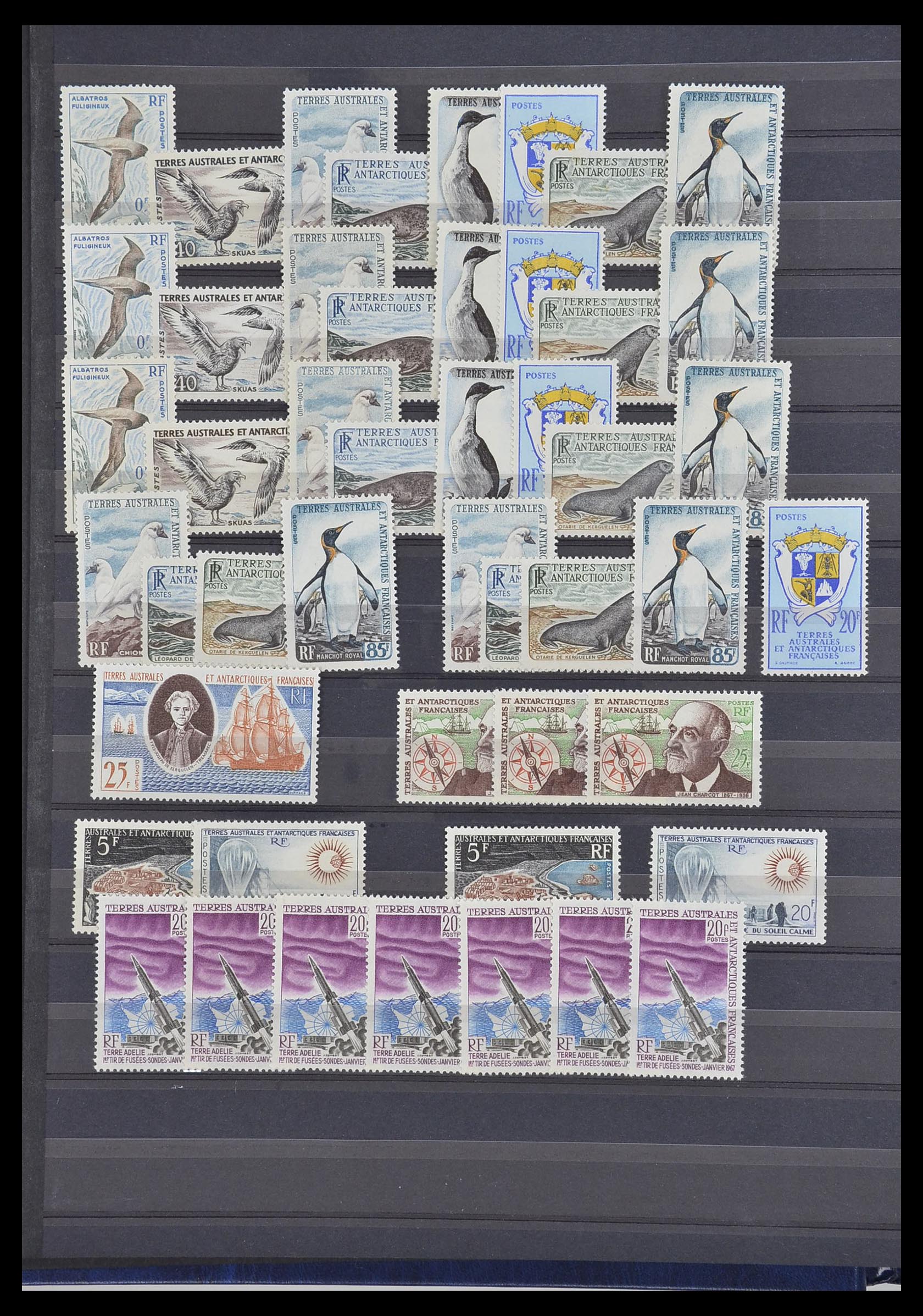 33678 002 - Postzegelverzameling 33678 T.A.A.F. toppers 1955-1996.