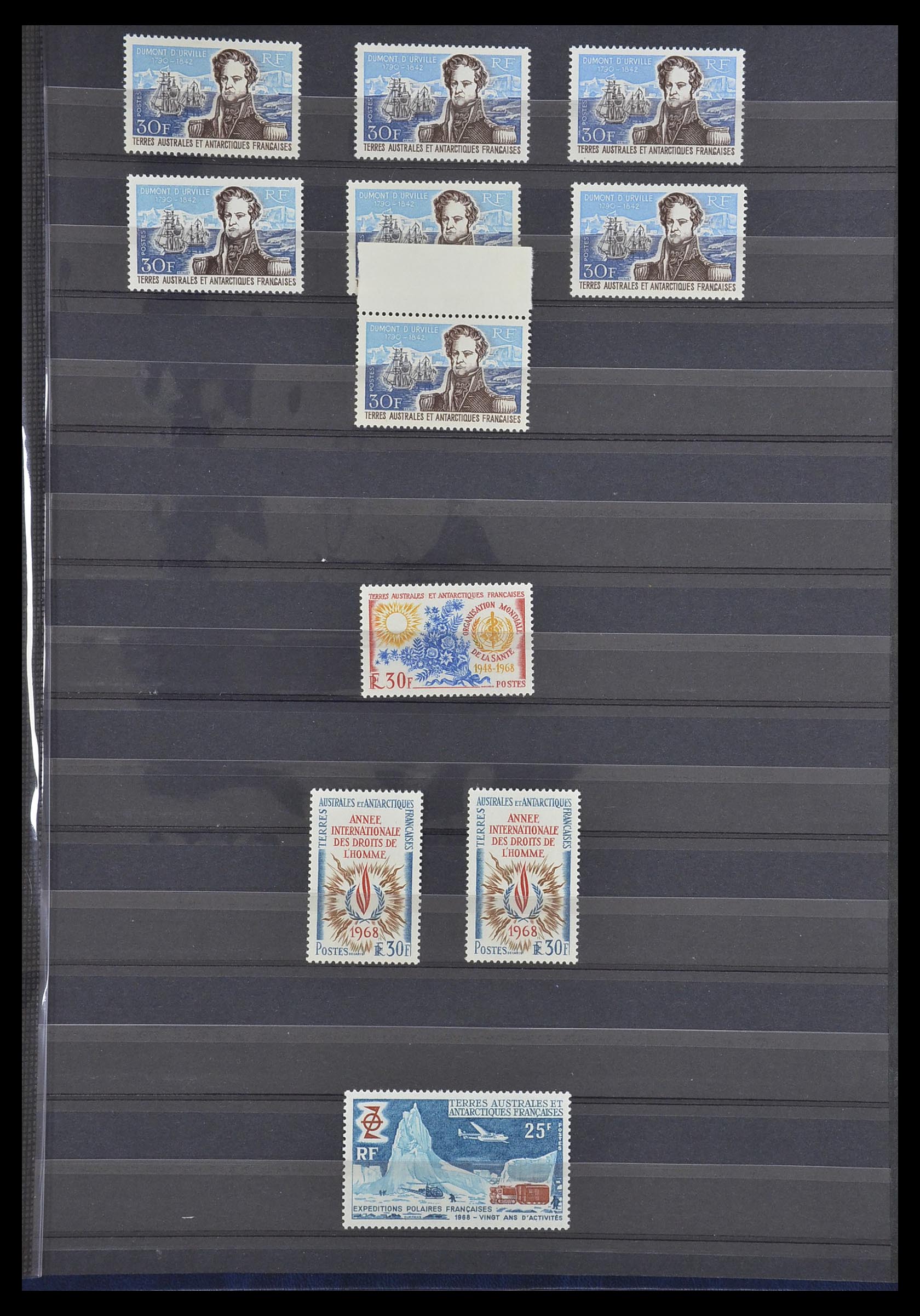 33678 003 - Postzegelverzameling 33678 T.A.A.F. toppers 1955-1996.