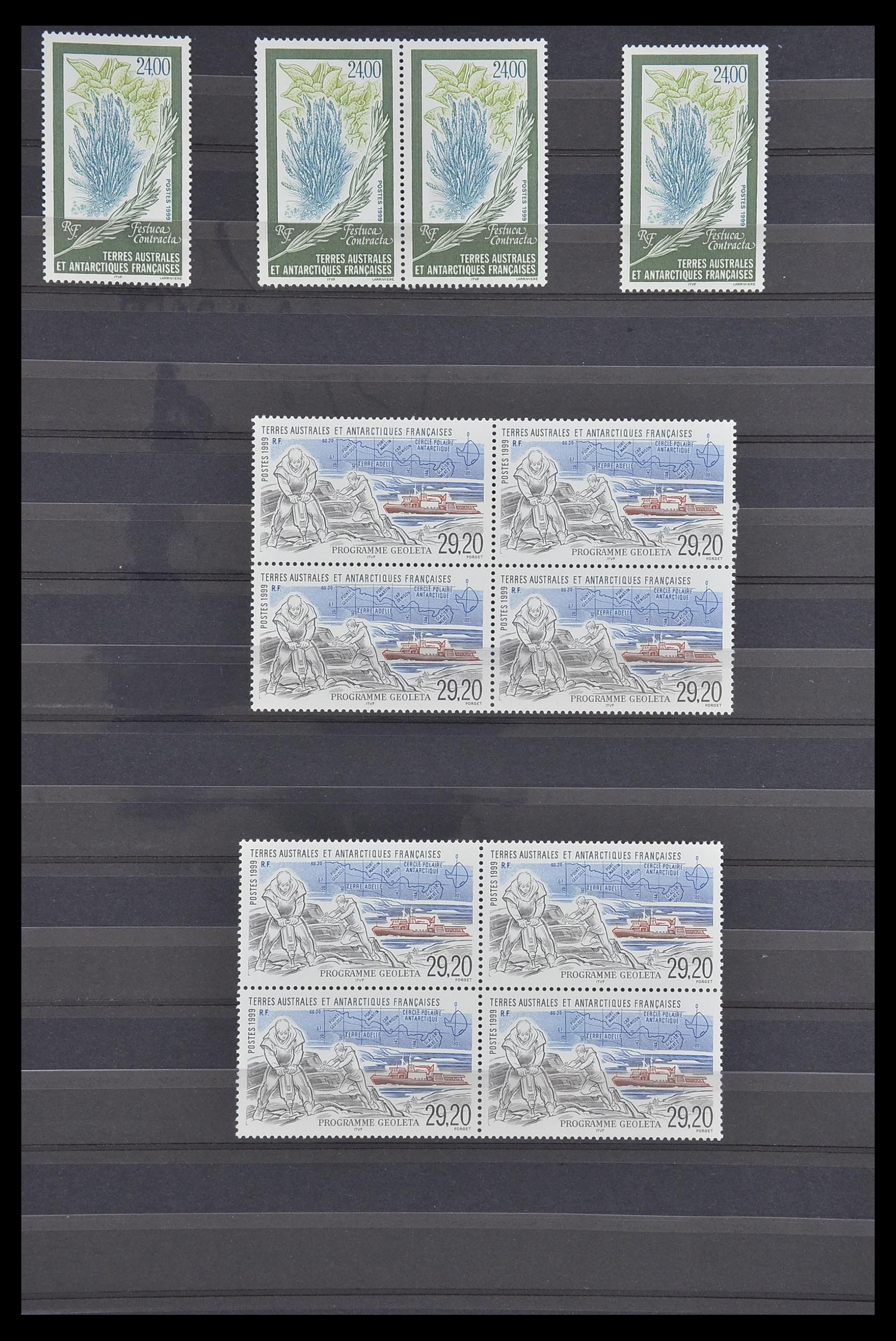 33678 005 - Stamp collection 33678 T.A.A.F. key stamps 1955-1996.