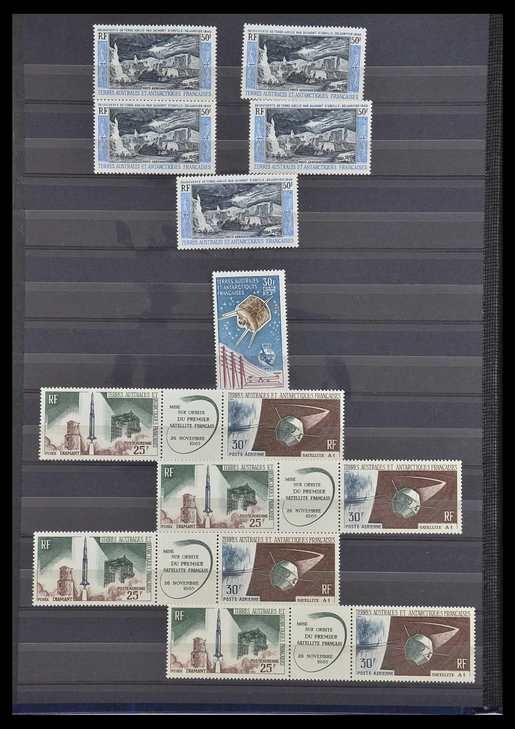 33678 007 - Stamp collection 33678 T.A.A.F. key stamps 1955-1996.