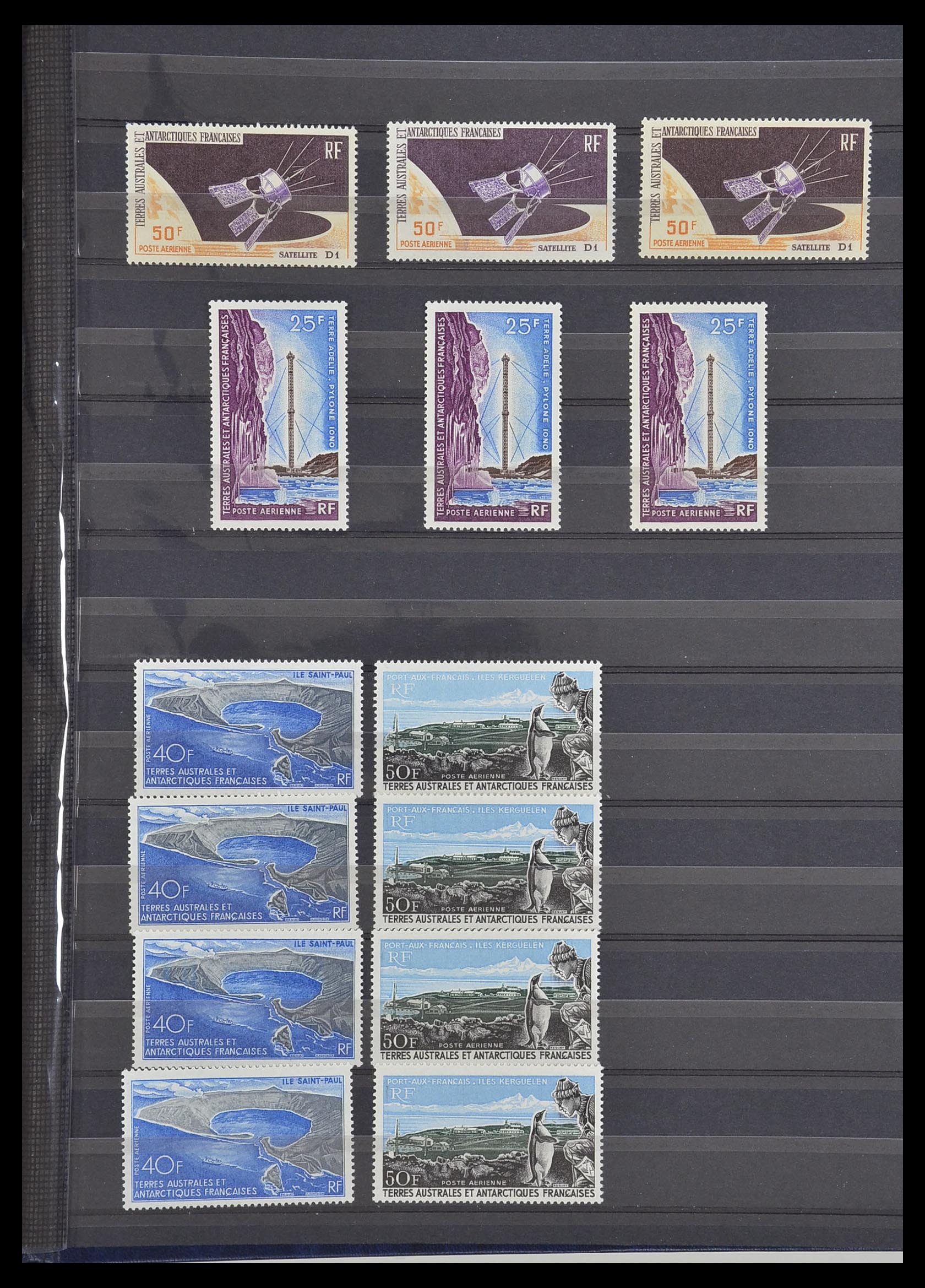 33678 008 - Stamp collection 33678 T.A.A.F. key stamps 1955-1996.