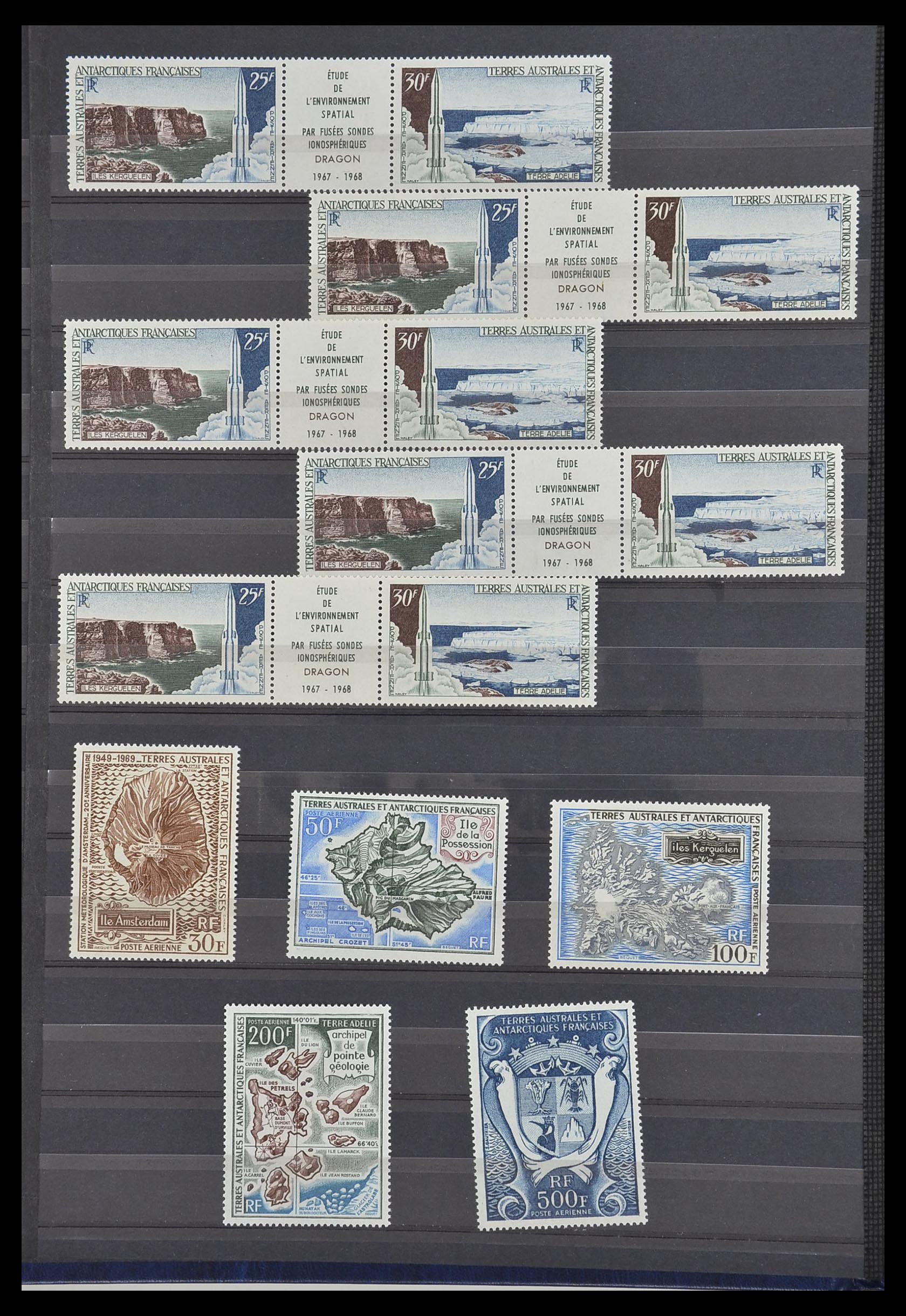 33678 009 - Stamp collection 33678 T.A.A.F. key stamps 1955-1996.