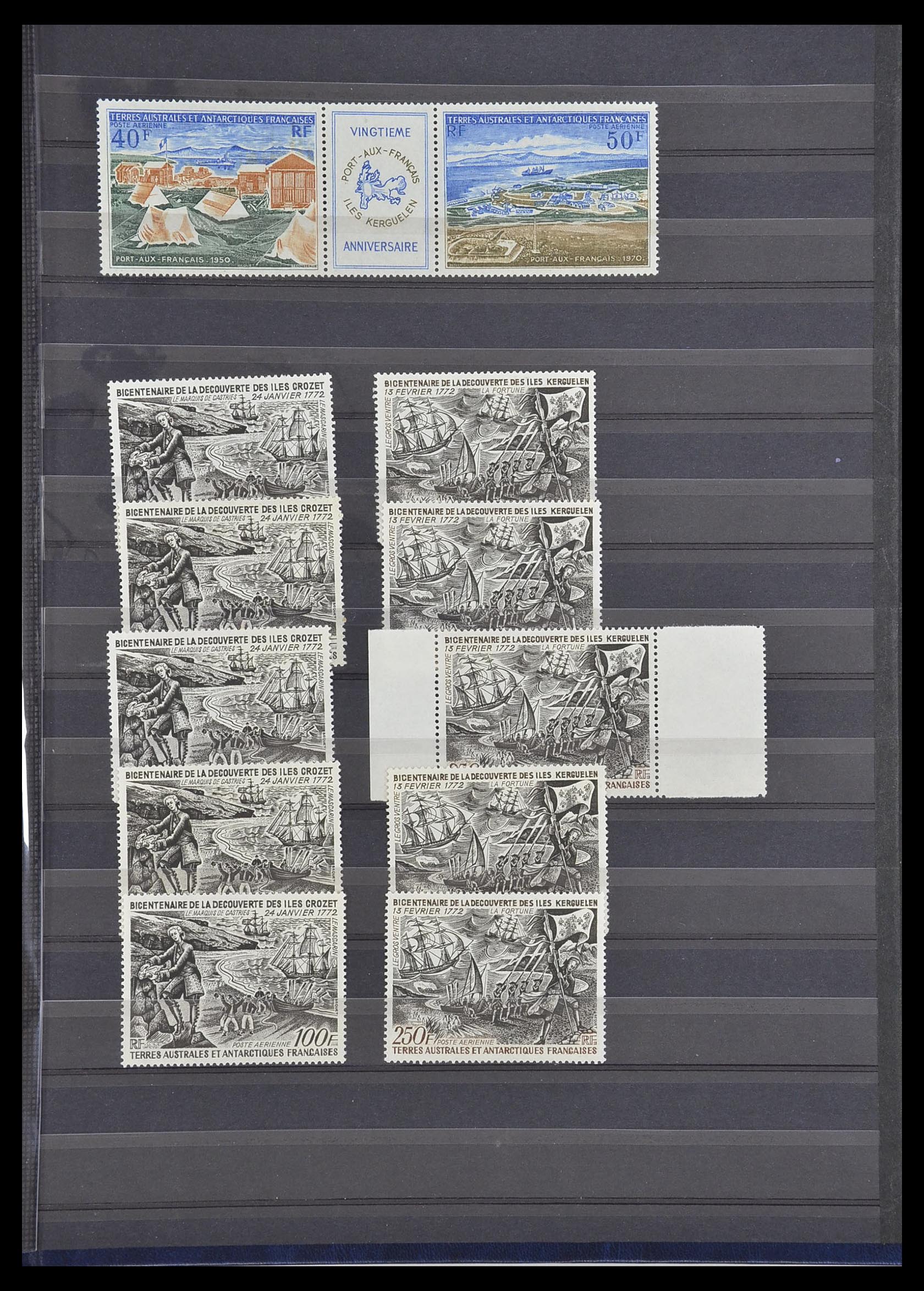 33678 010 - Postzegelverzameling 33678 T.A.A.F. toppers 1955-1996.