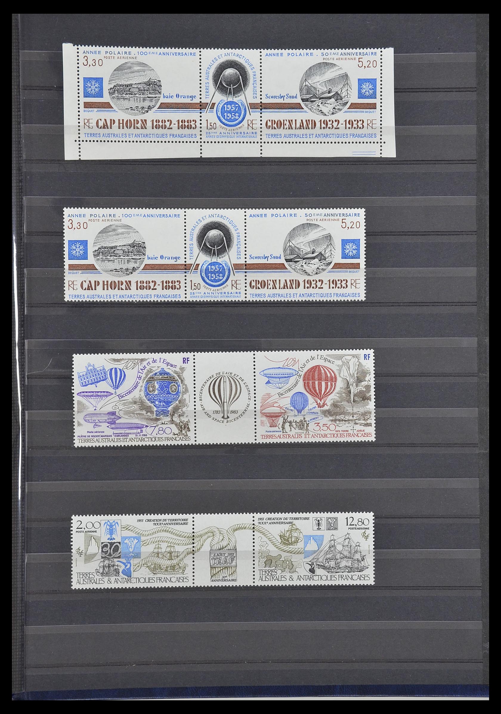 33678 012 - Stamp collection 33678 T.A.A.F. key stamps 1955-1996.