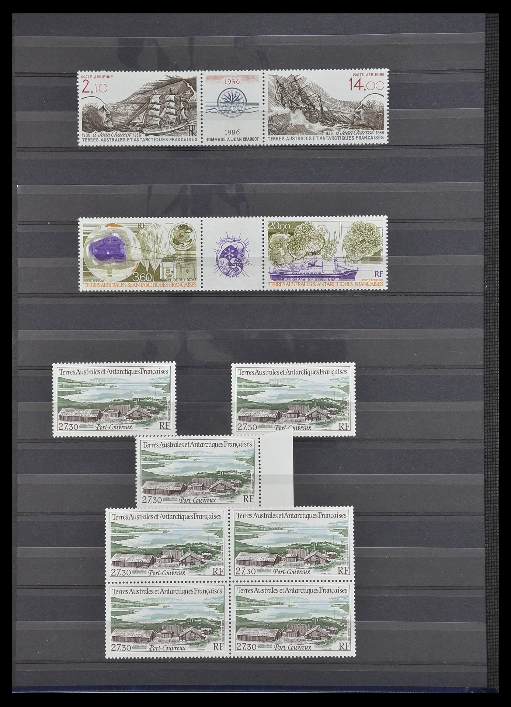 33678 013 - Postzegelverzameling 33678 T.A.A.F. toppers 1955-1996.