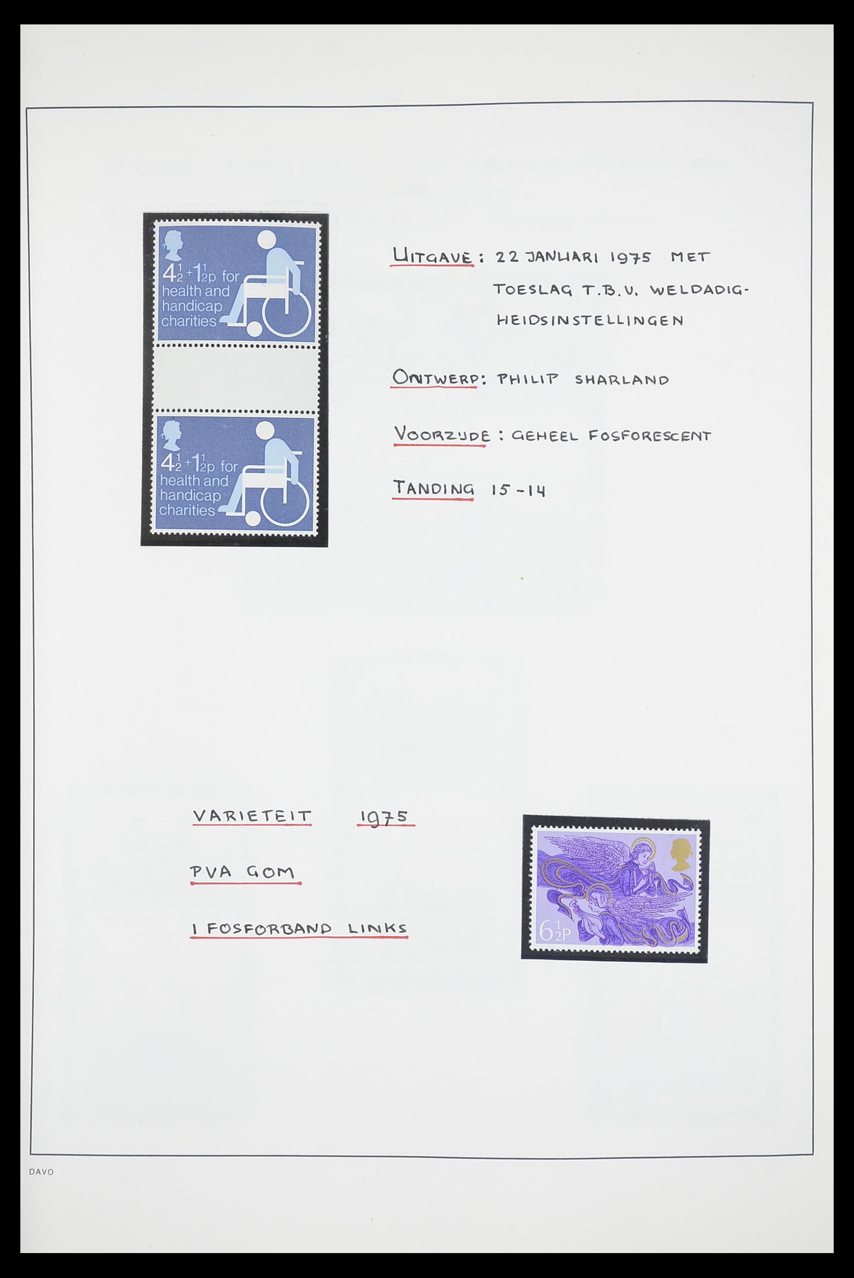 33681 011 - Postzegelverzameling 33681 Engeland brugparen 1972-2014.