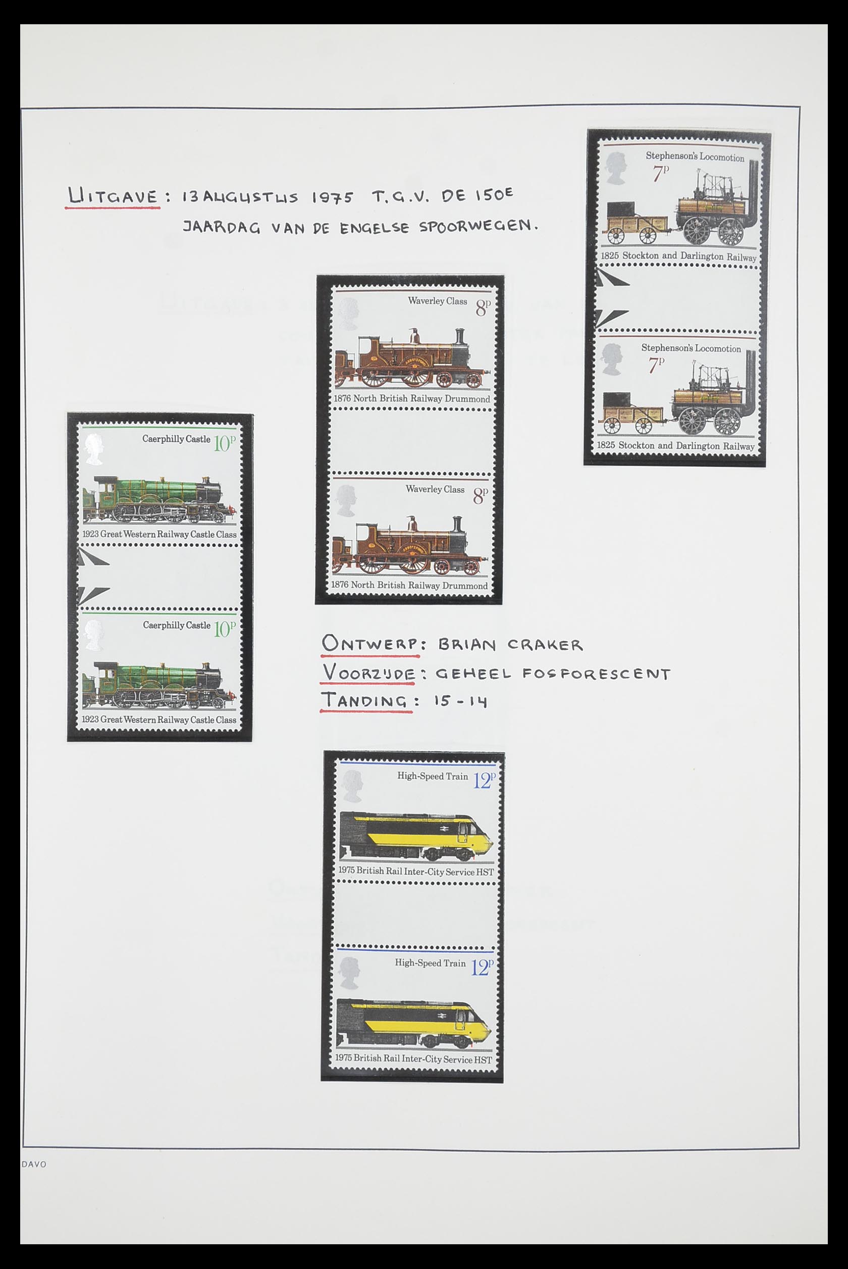 33681 015 - Stamp collection 33681 Great Britain gutterpairs 1972-2014.