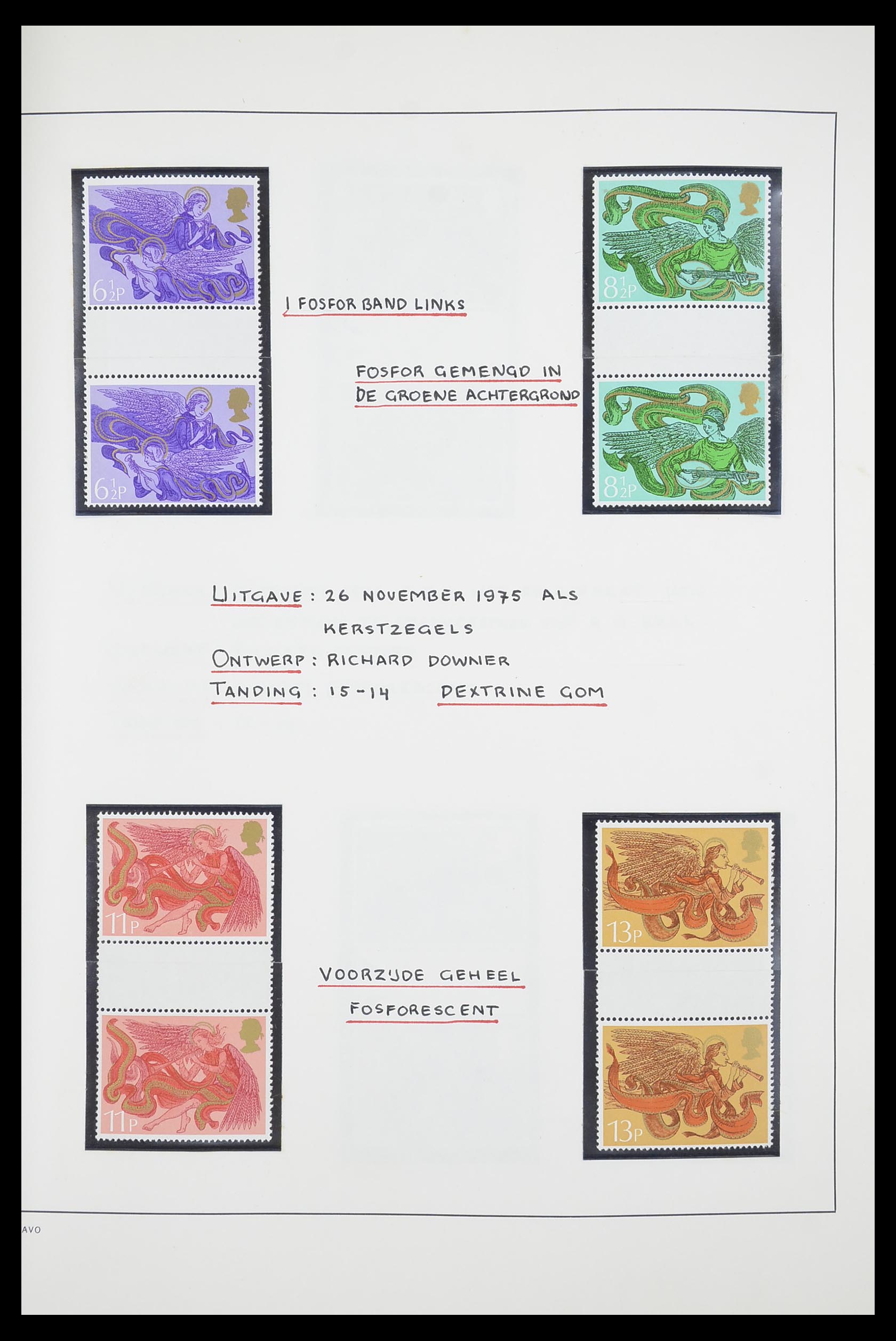 33681 018 - Postzegelverzameling 33681 Engeland brugparen 1972-2014.