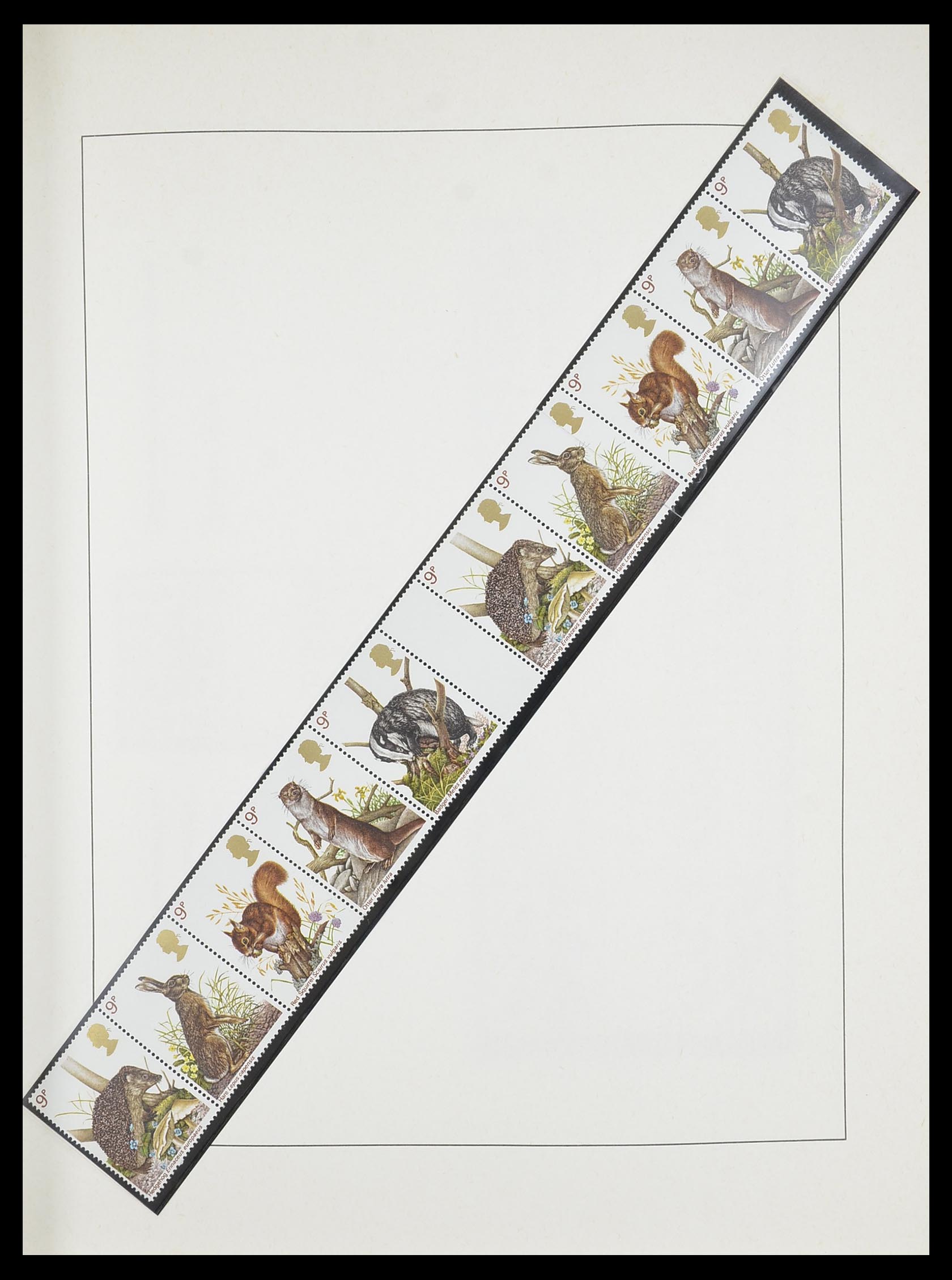 33681 032 - Postzegelverzameling 33681 Engeland brugparen 1972-2014.