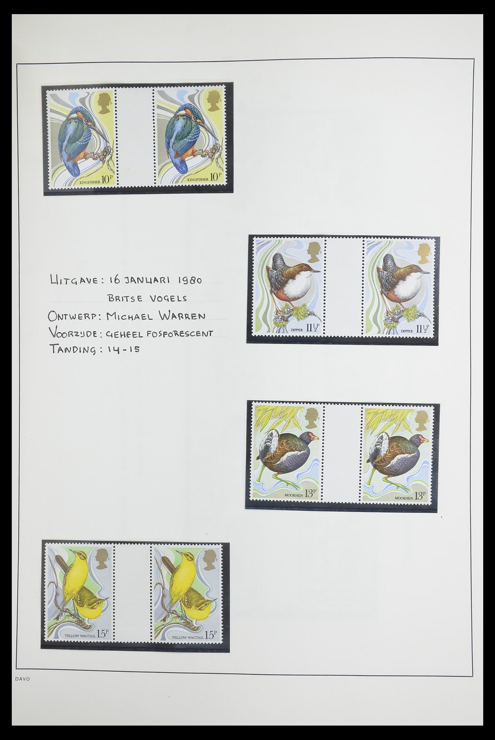 33681 048 - Postzegelverzameling 33681 Engeland brugparen 1972-2014.