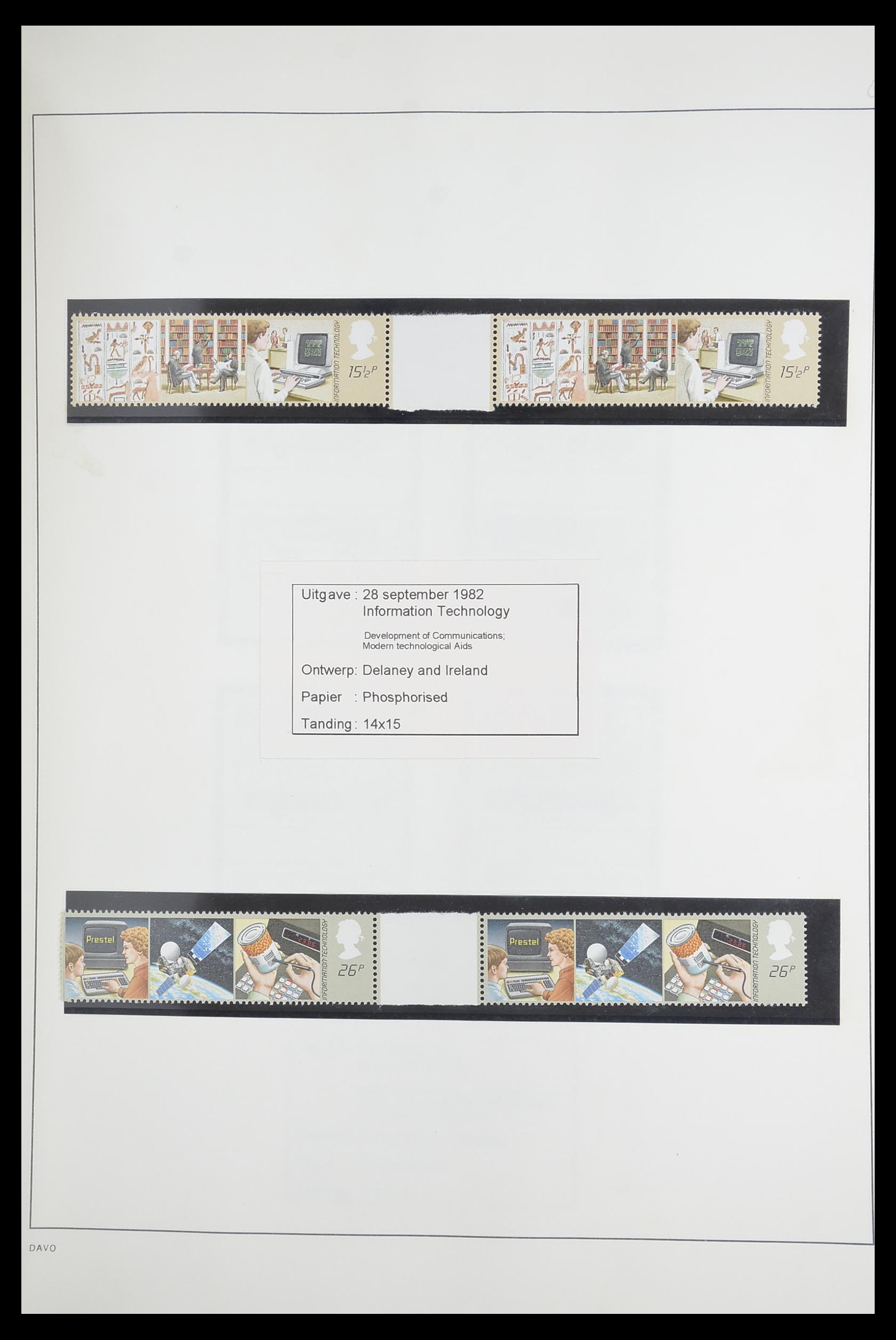 33681 072 - Stamp collection 33681 Great Britain gutterpairs 1972-2014.