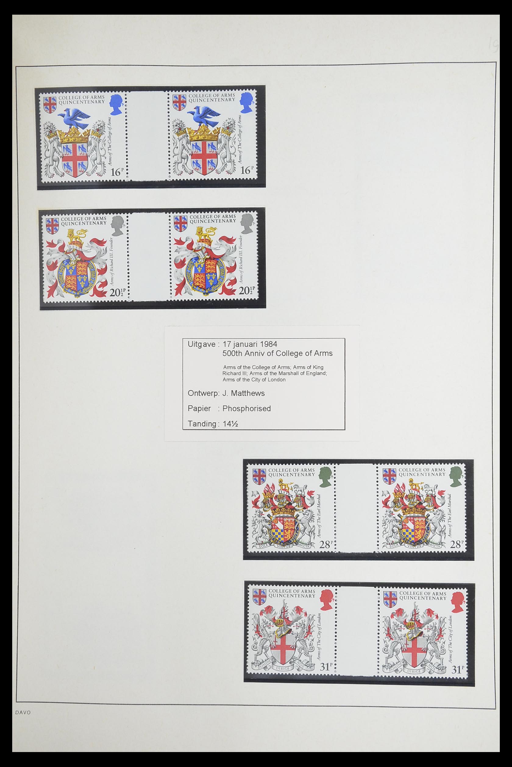 33681 083 - Stamp collection 33681 Great Britain gutterpairs 1972-2014.