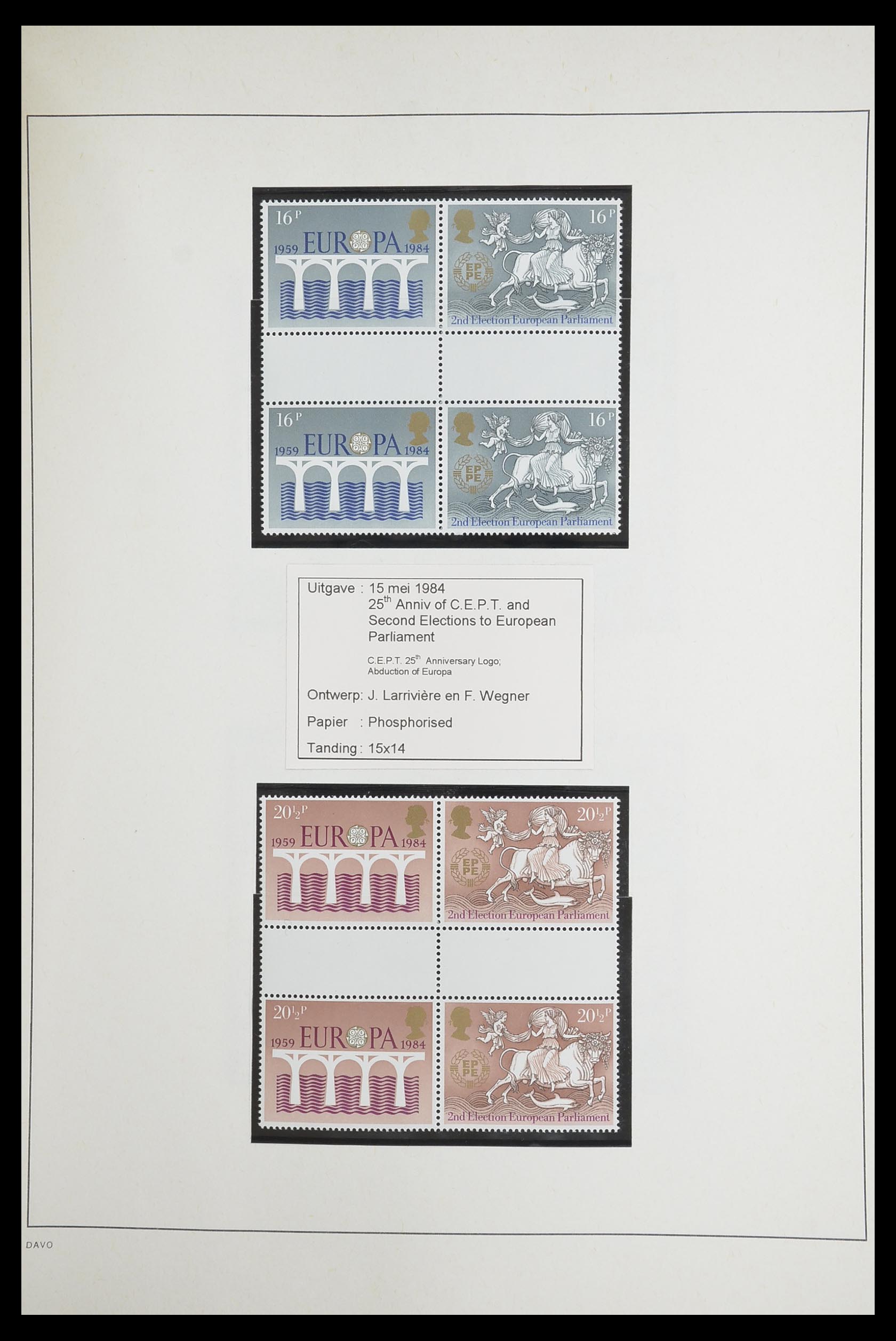 33681 085 - Stamp collection 33681 Great Britain gutterpairs 1972-2014.