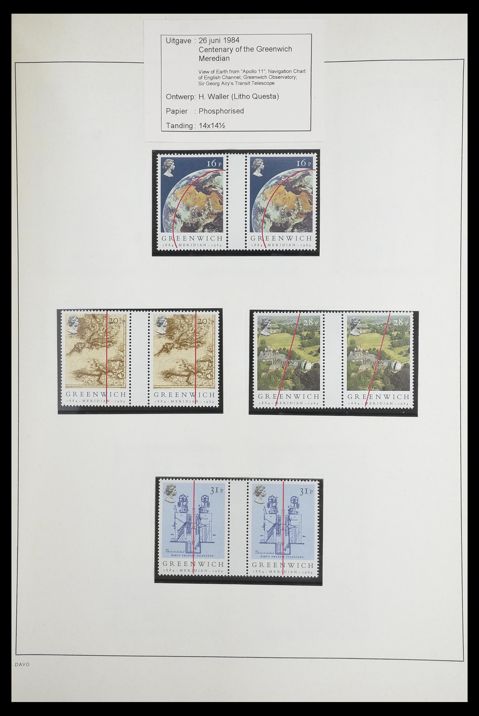 33681 088 - Stamp collection 33681 Great Britain gutterpairs 1972-2014.