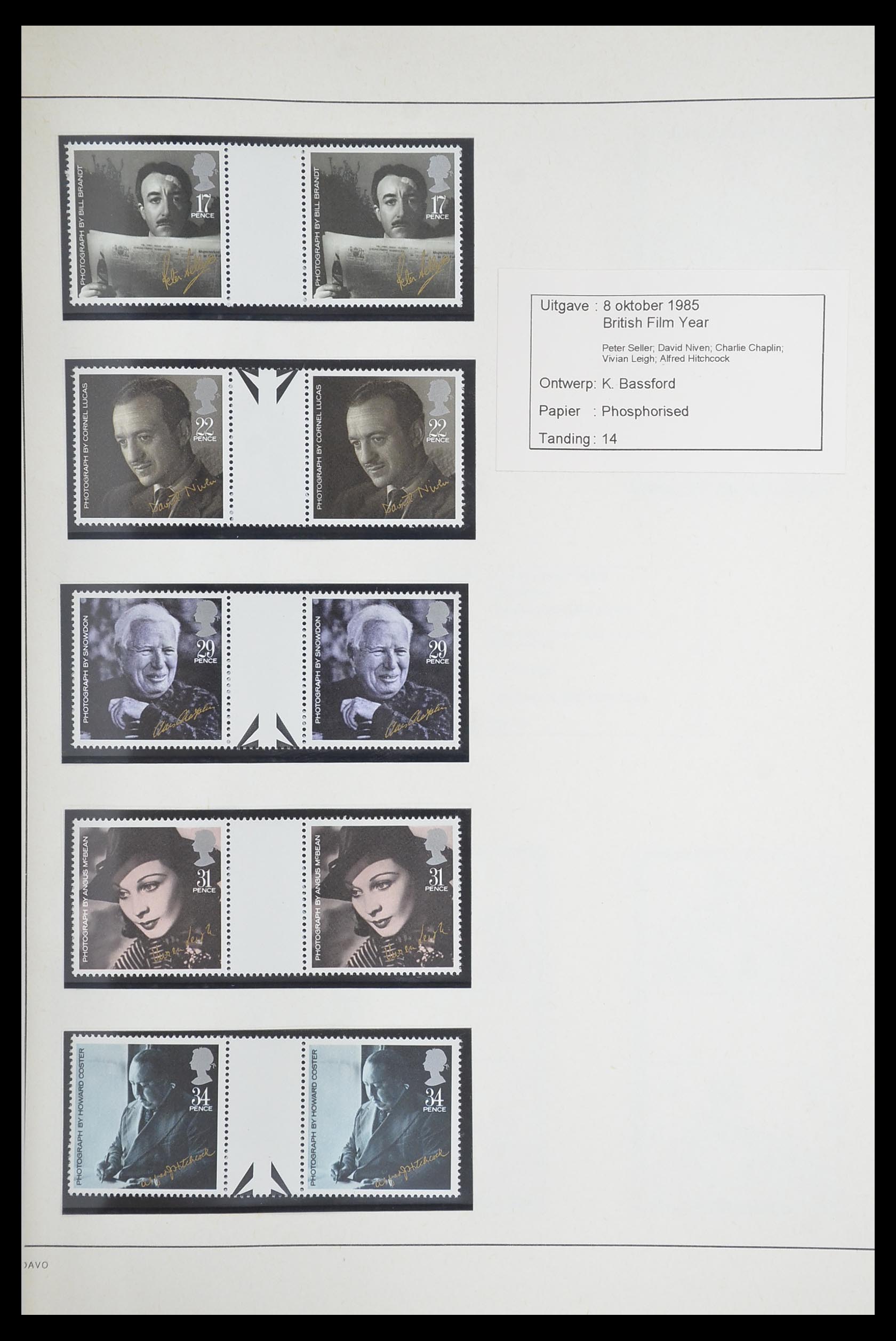 33681 097 - Stamp collection 33681 Great Britain gutterpairs 1972-2014.