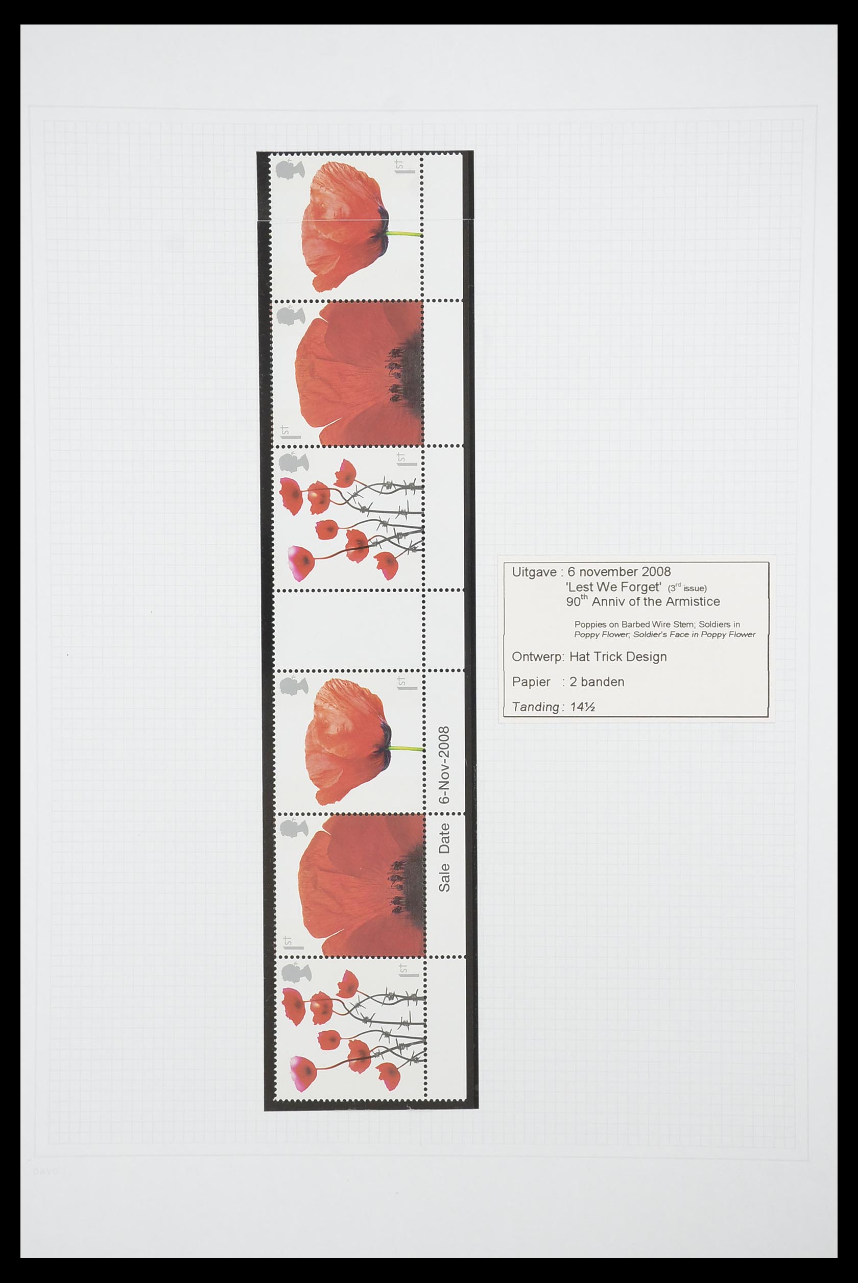 33681 322 - Stamp collection 33681 Great Britain gutterpairs 1972-2014.