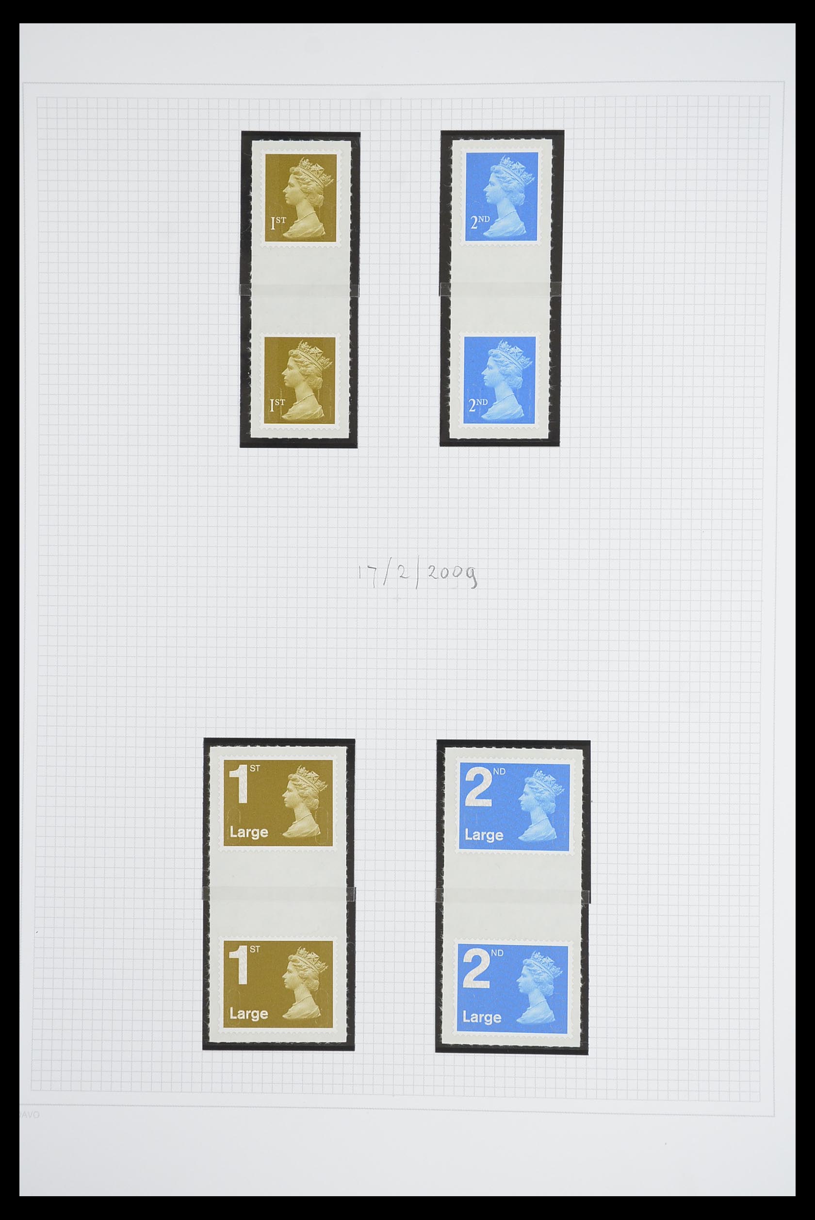 33681 326 - Stamp collection 33681 Great Britain gutterpairs 1972-2014.