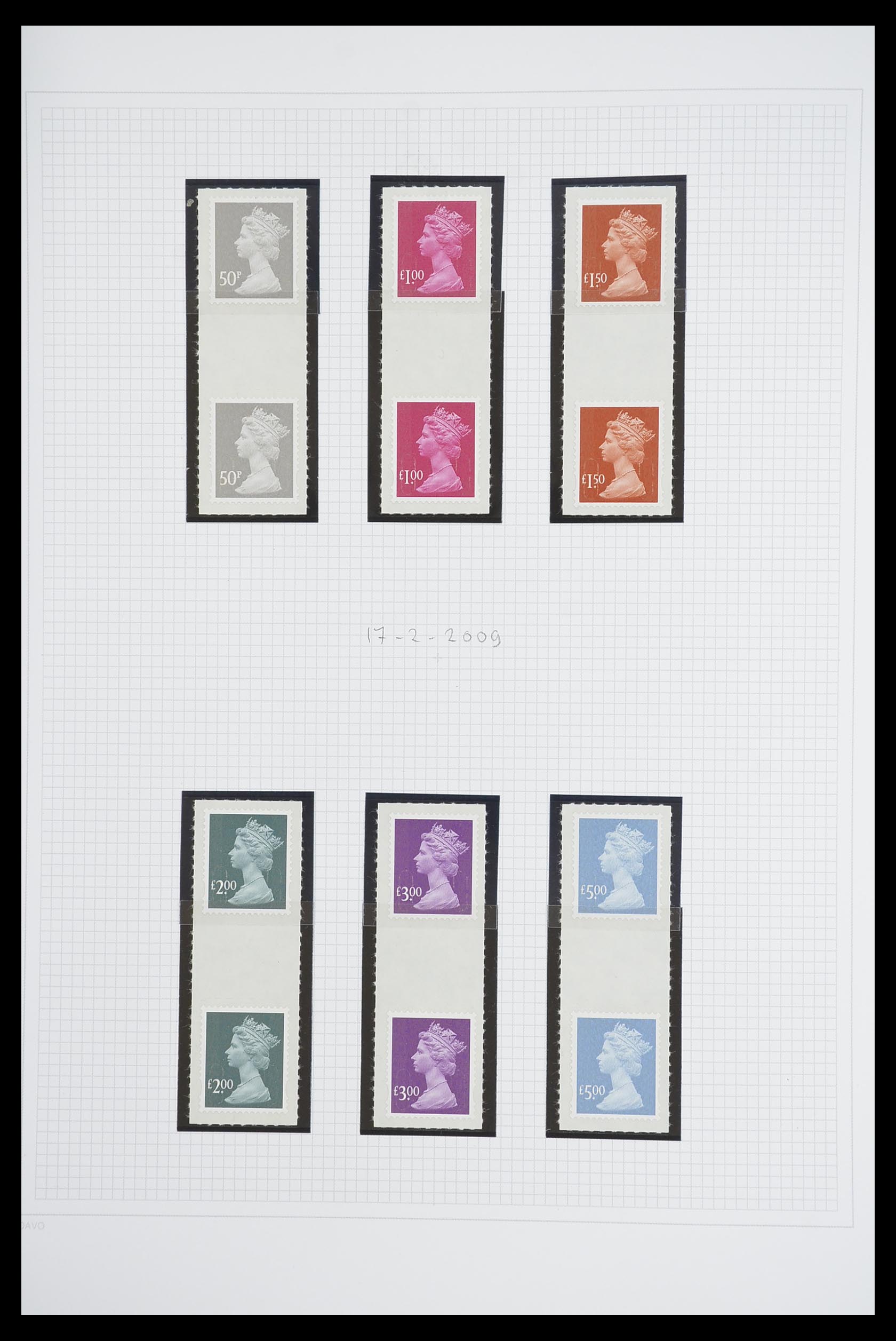 33681 327 - Stamp collection 33681 Great Britain gutterpairs 1972-2014.