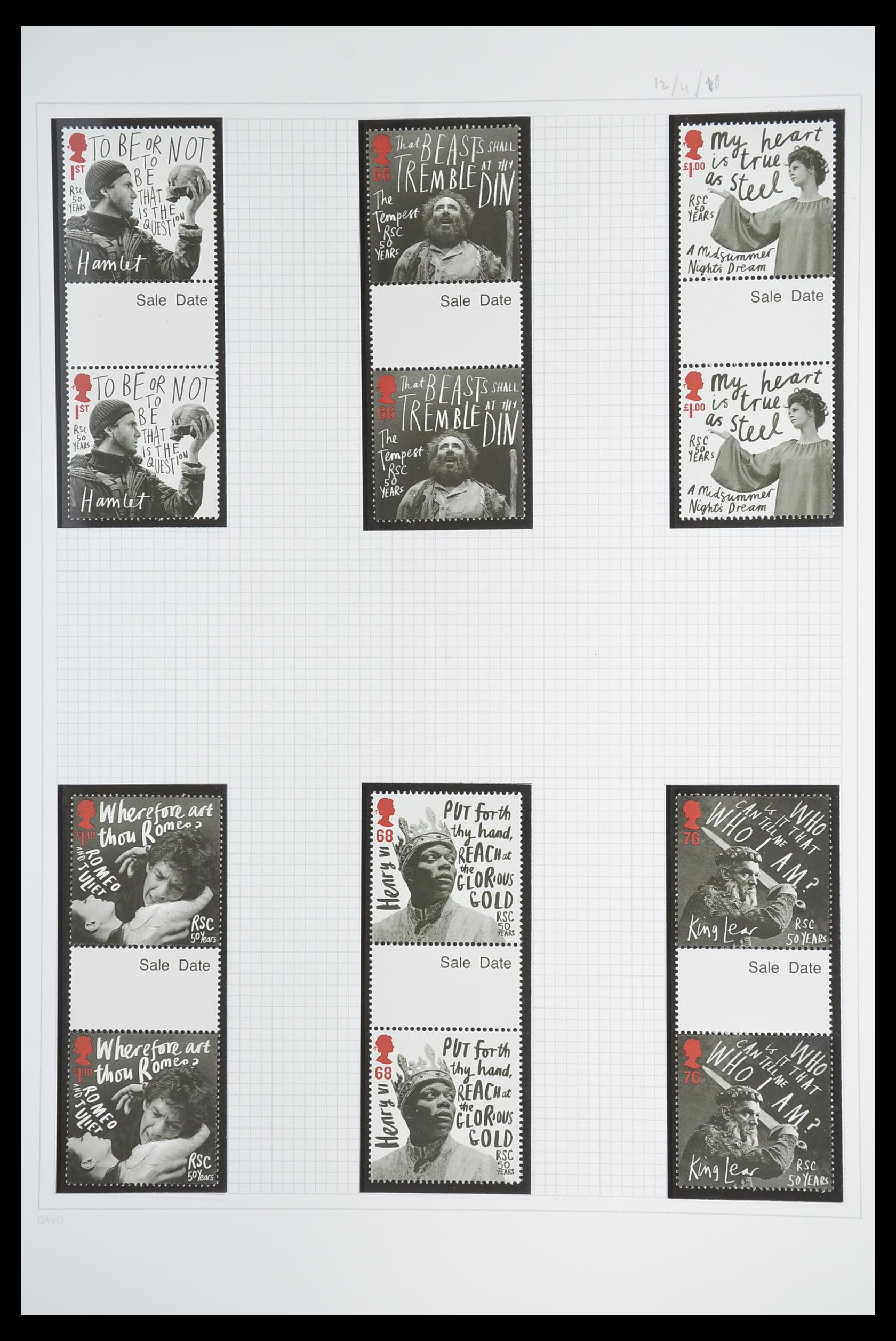 33681 354 - Stamp collection 33681 Great Britain gutterpairs 1972-2014.