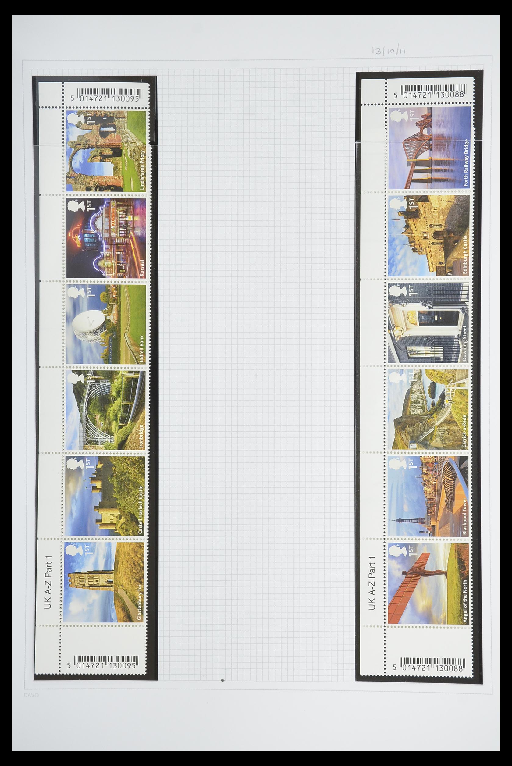 33681 360 - Stamp collection 33681 Great Britain gutterpairs 1972-2014.