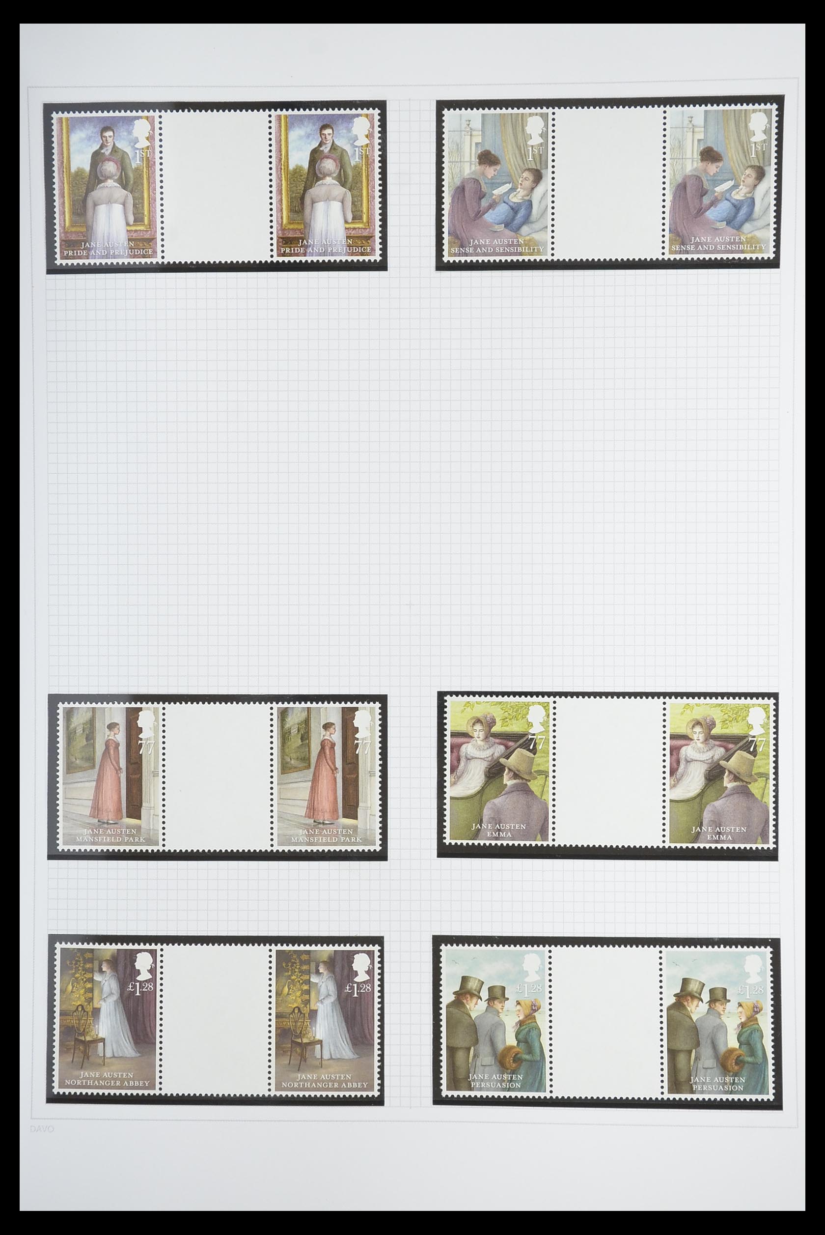 33681 372 - Postzegelverzameling 33681 Engeland brugparen 1972-2014.