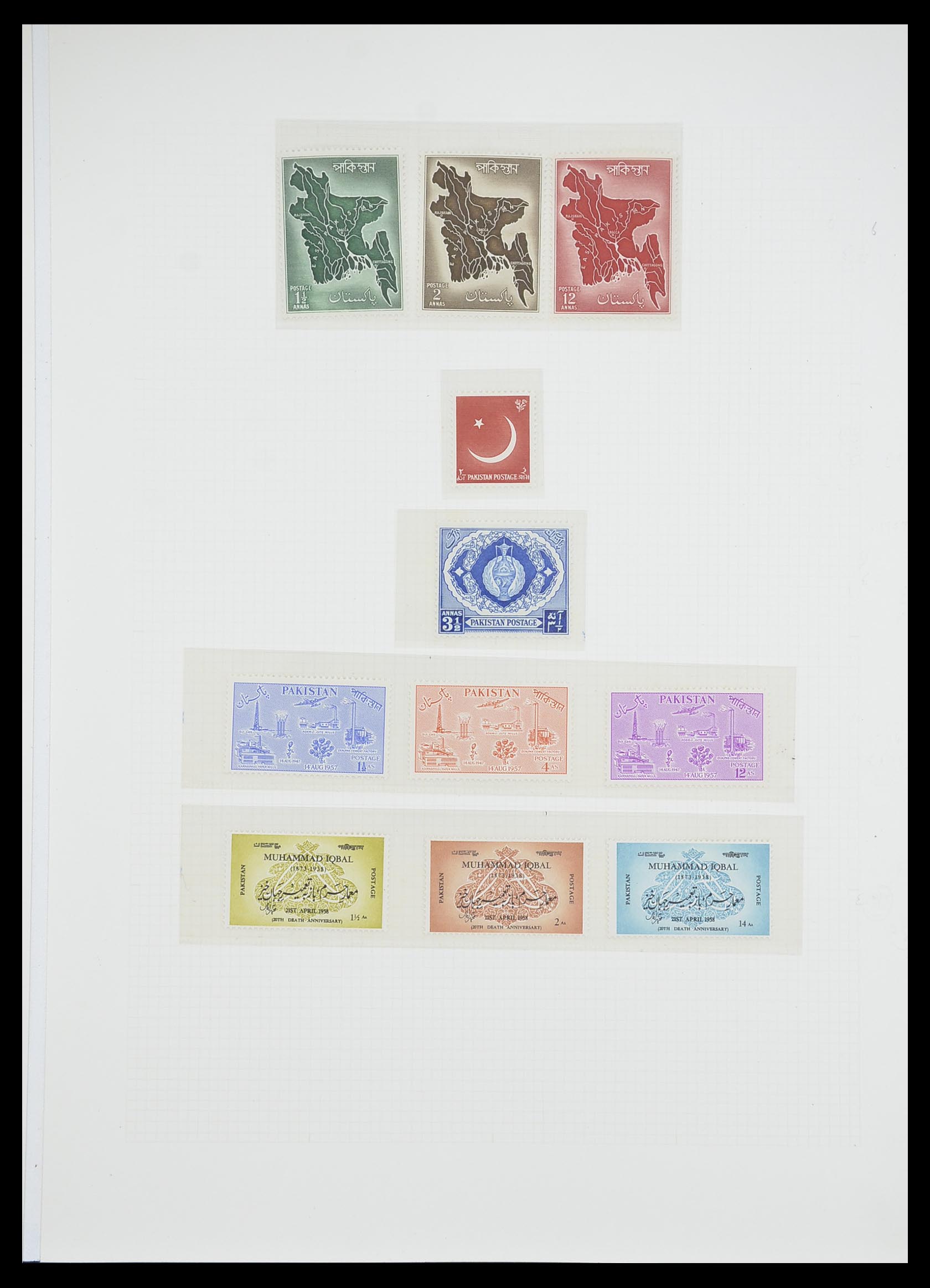 33682 049 - Postzegelverzameling 33682 Engelse koloniën in Azië 1937-1974.
