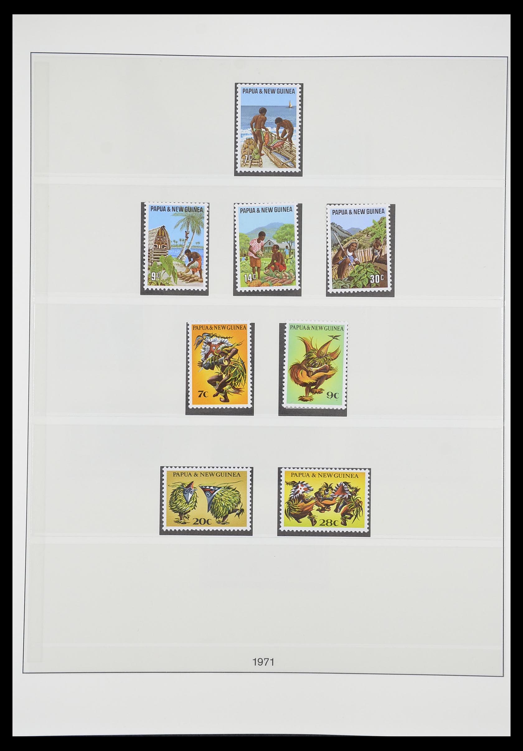 33683 015 - Stamp collection 33683 Papua New Guinea 1952-2000.