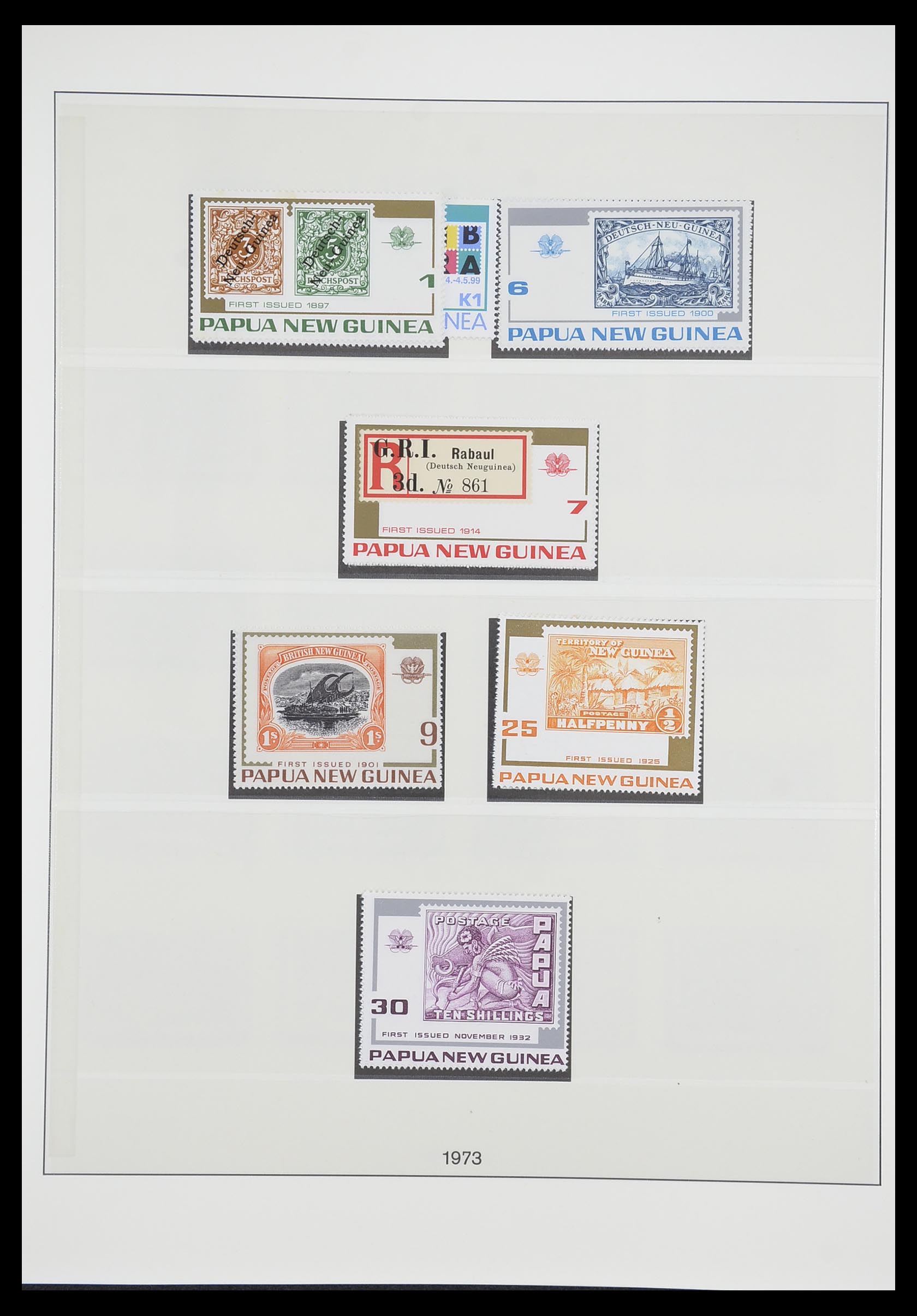 33683 018 - Stamp collection 33683 Papua New Guinea 1952-2000.