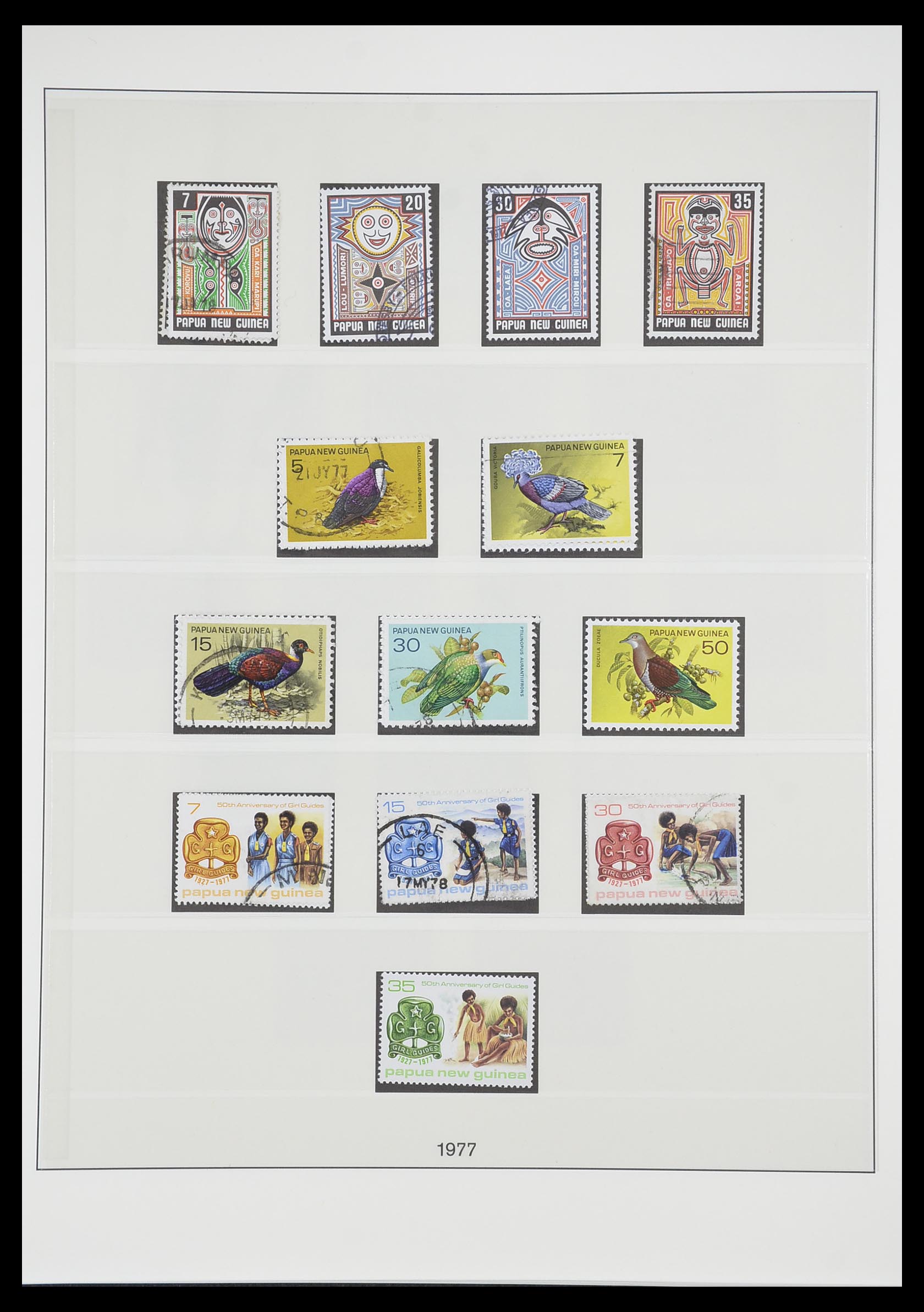 33683 026 - Postzegelverzameling 33683 Papua Nieuw Guinea 1952-2000.