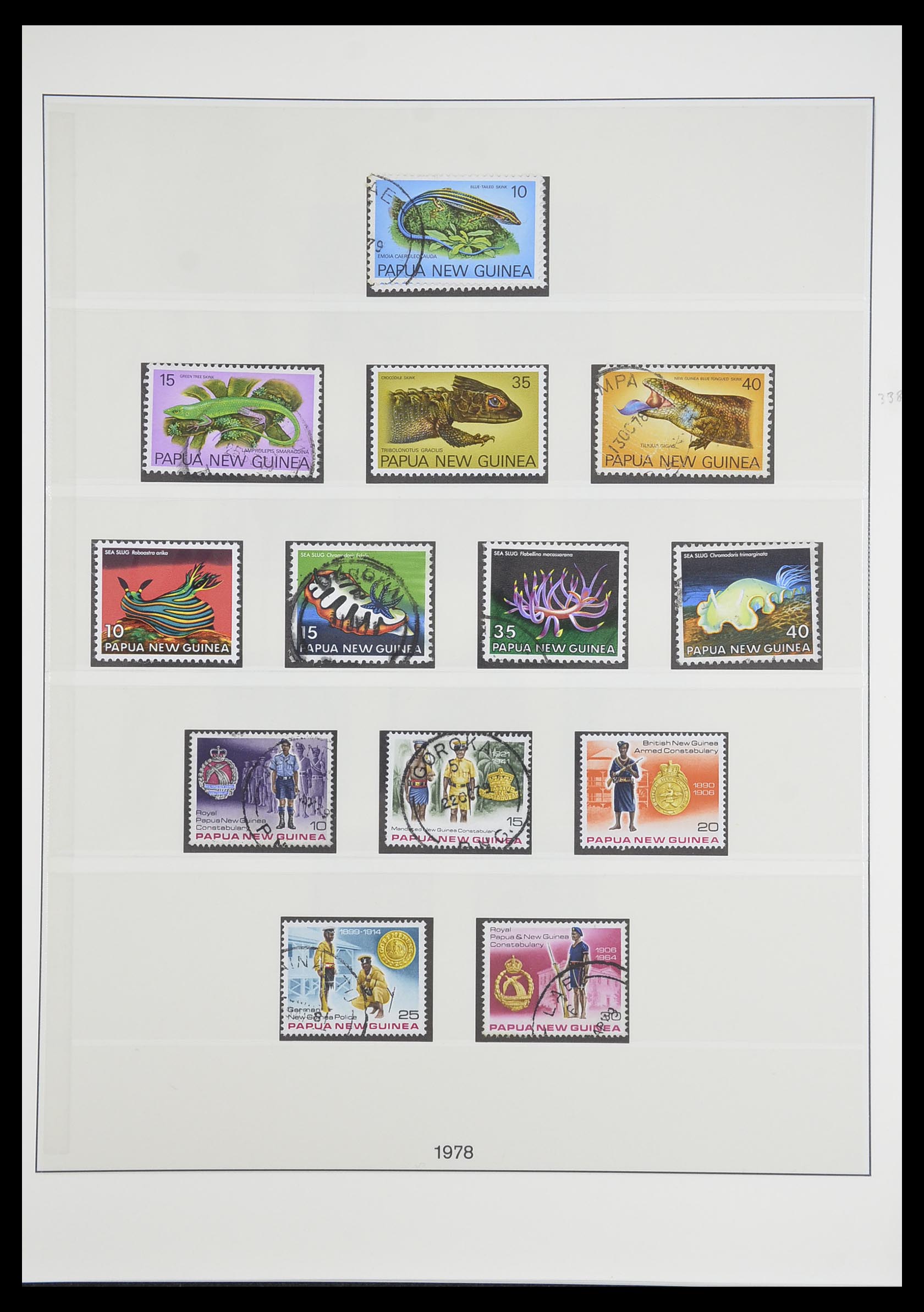 33683 027 - Postzegelverzameling 33683 Papua Nieuw Guinea 1952-2000.