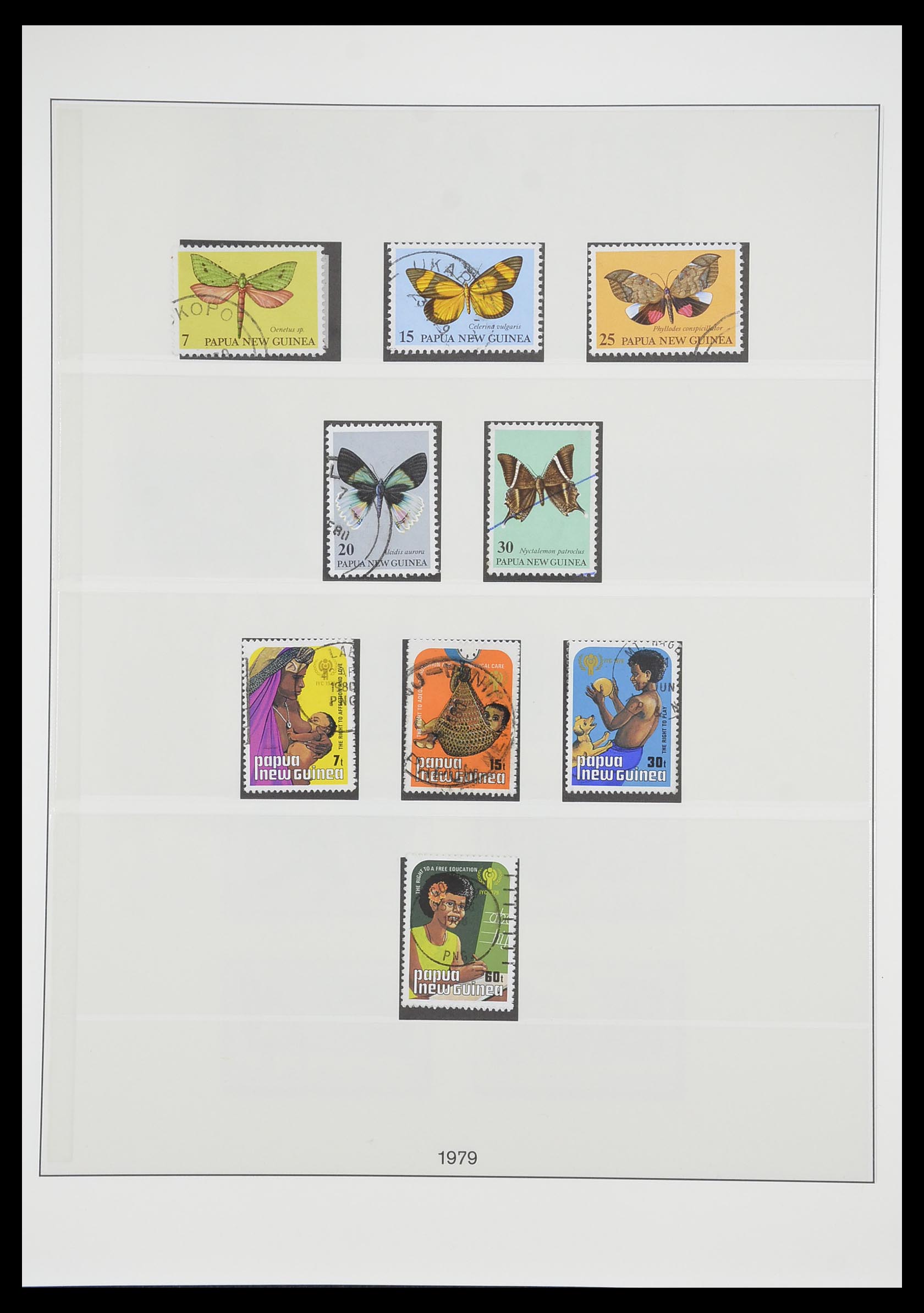 33683 030 - Postzegelverzameling 33683 Papua Nieuw Guinea 1952-2000.