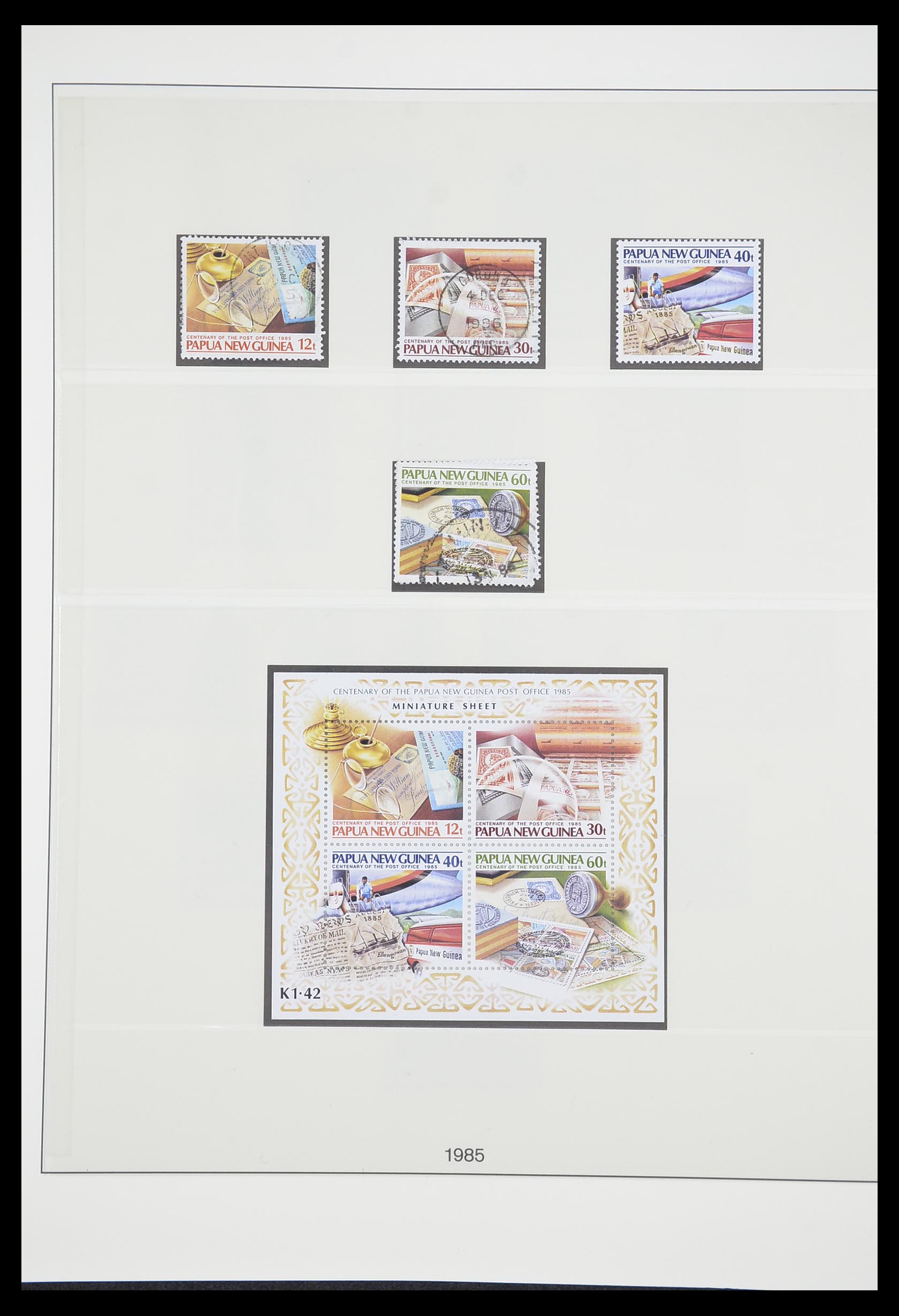33683 042 - Postzegelverzameling 33683 Papua Nieuw Guinea 1952-2000.