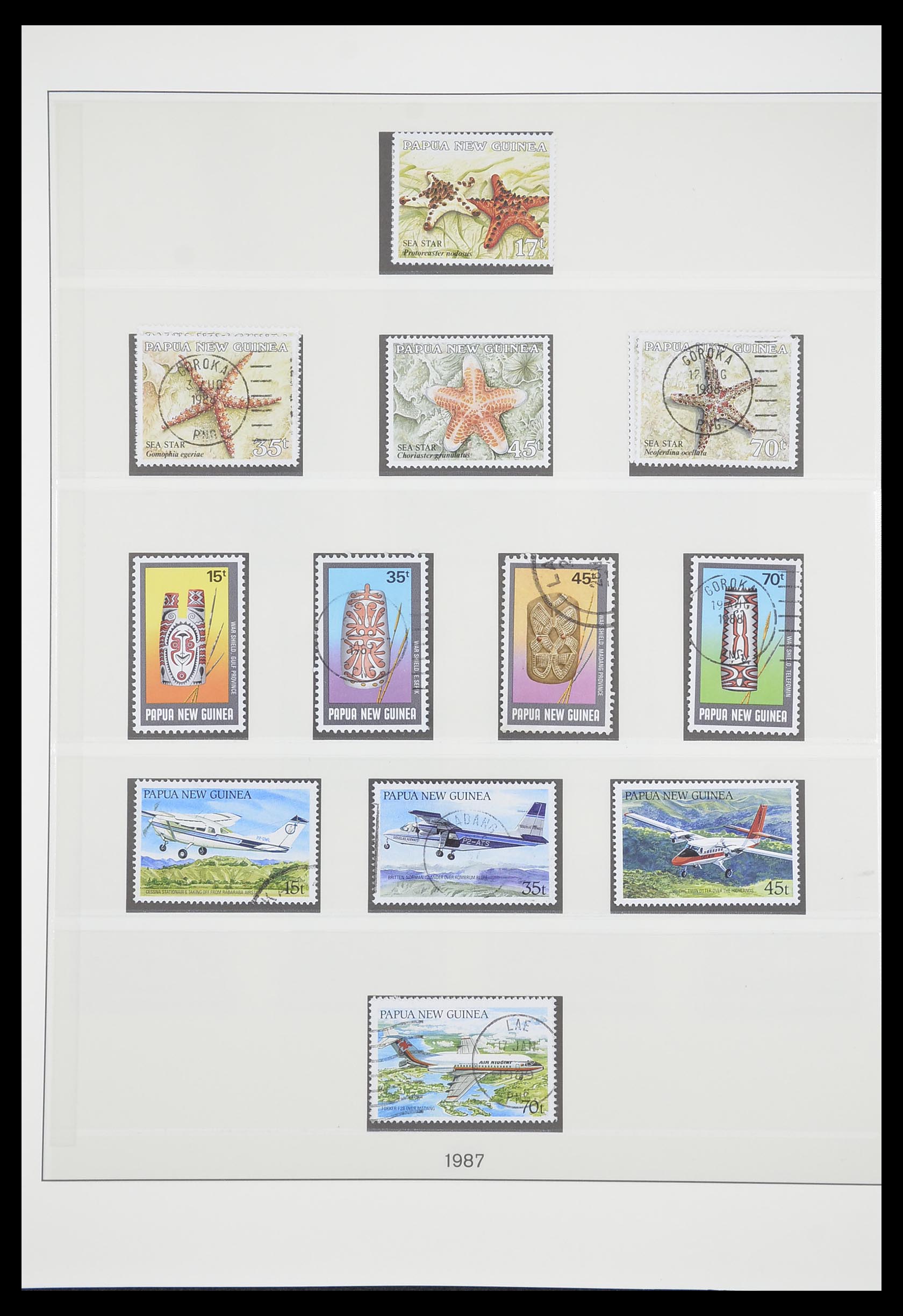 33683 046 - Postzegelverzameling 33683 Papua Nieuw Guinea 1952-2000.