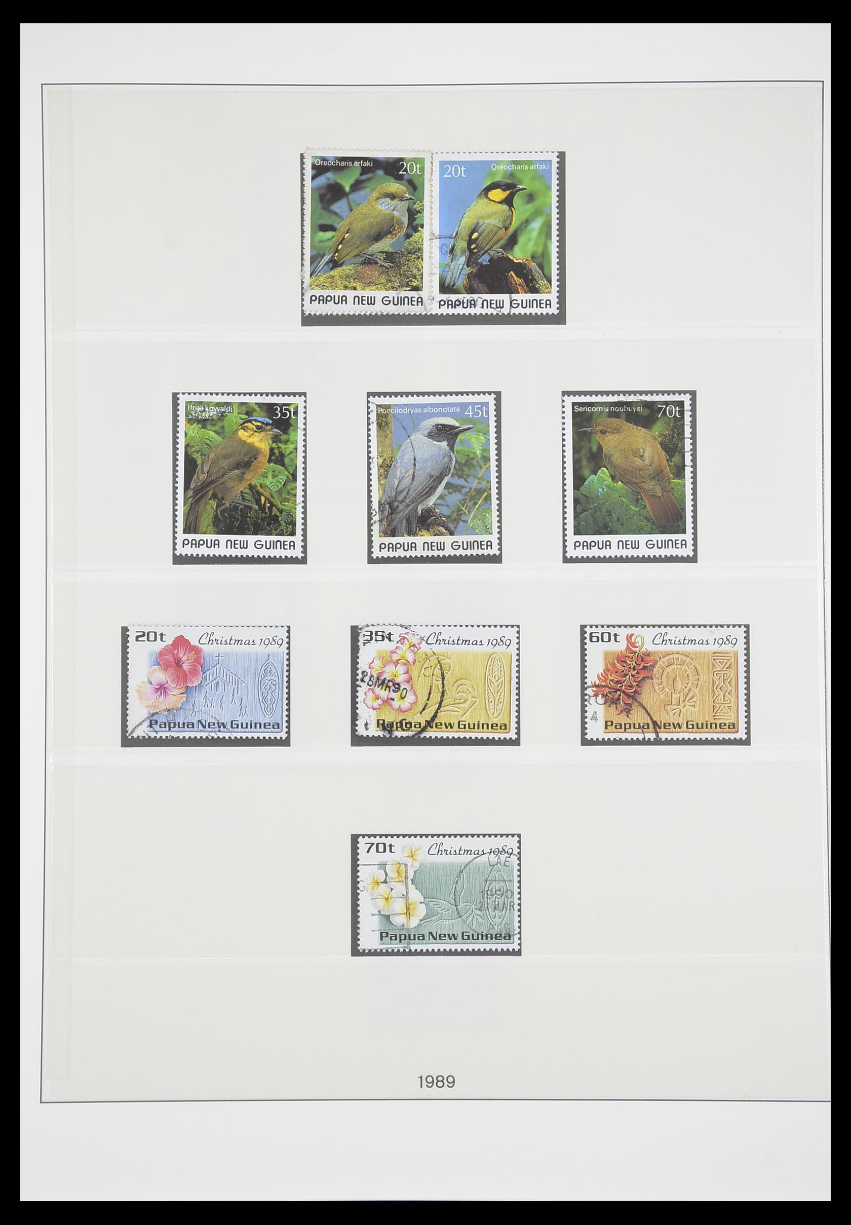 33683 052 - Postzegelverzameling 33683 Papua Nieuw Guinea 1952-2000.