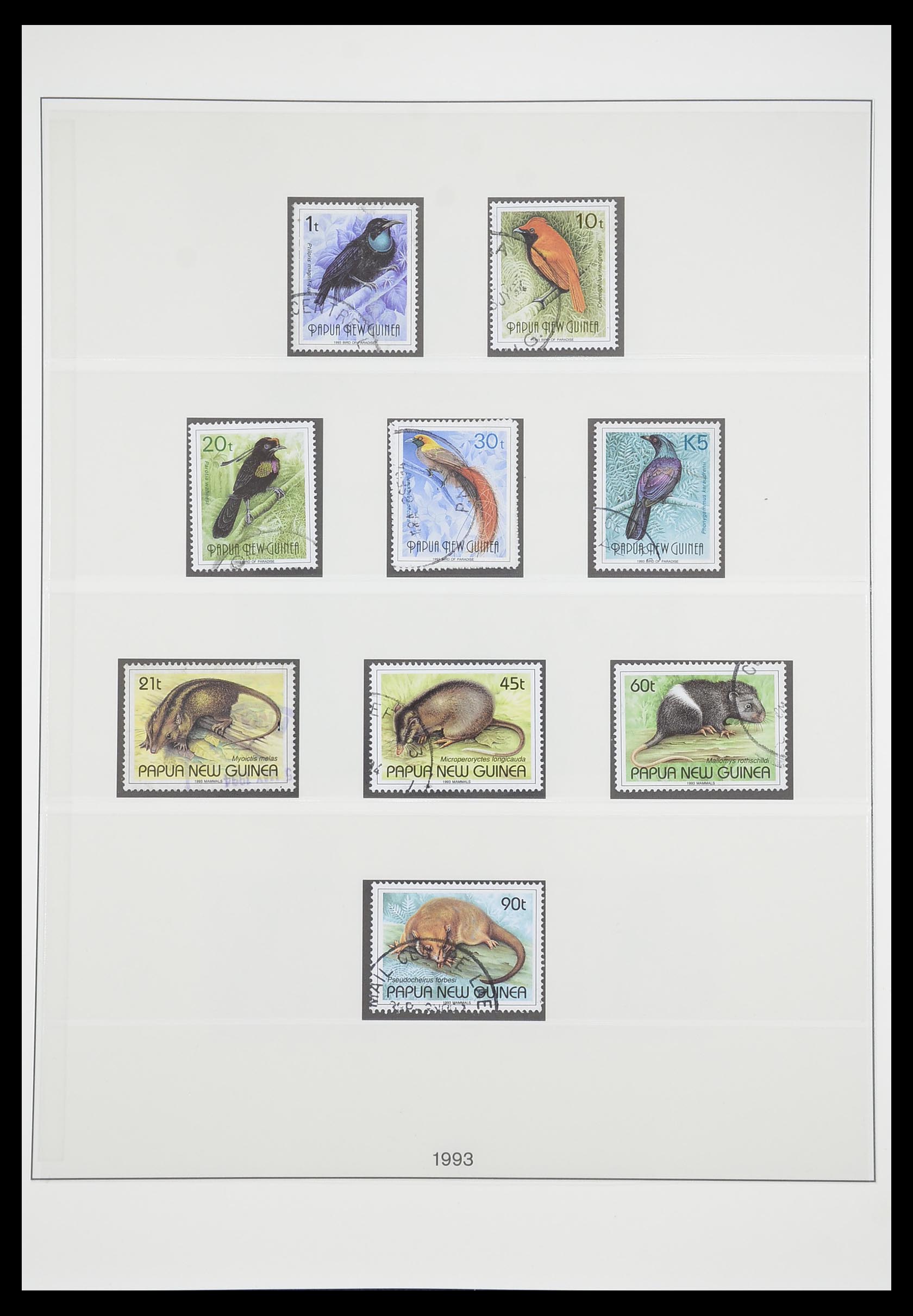 33683 060 - Postzegelverzameling 33683 Papua Nieuw Guinea 1952-2000.