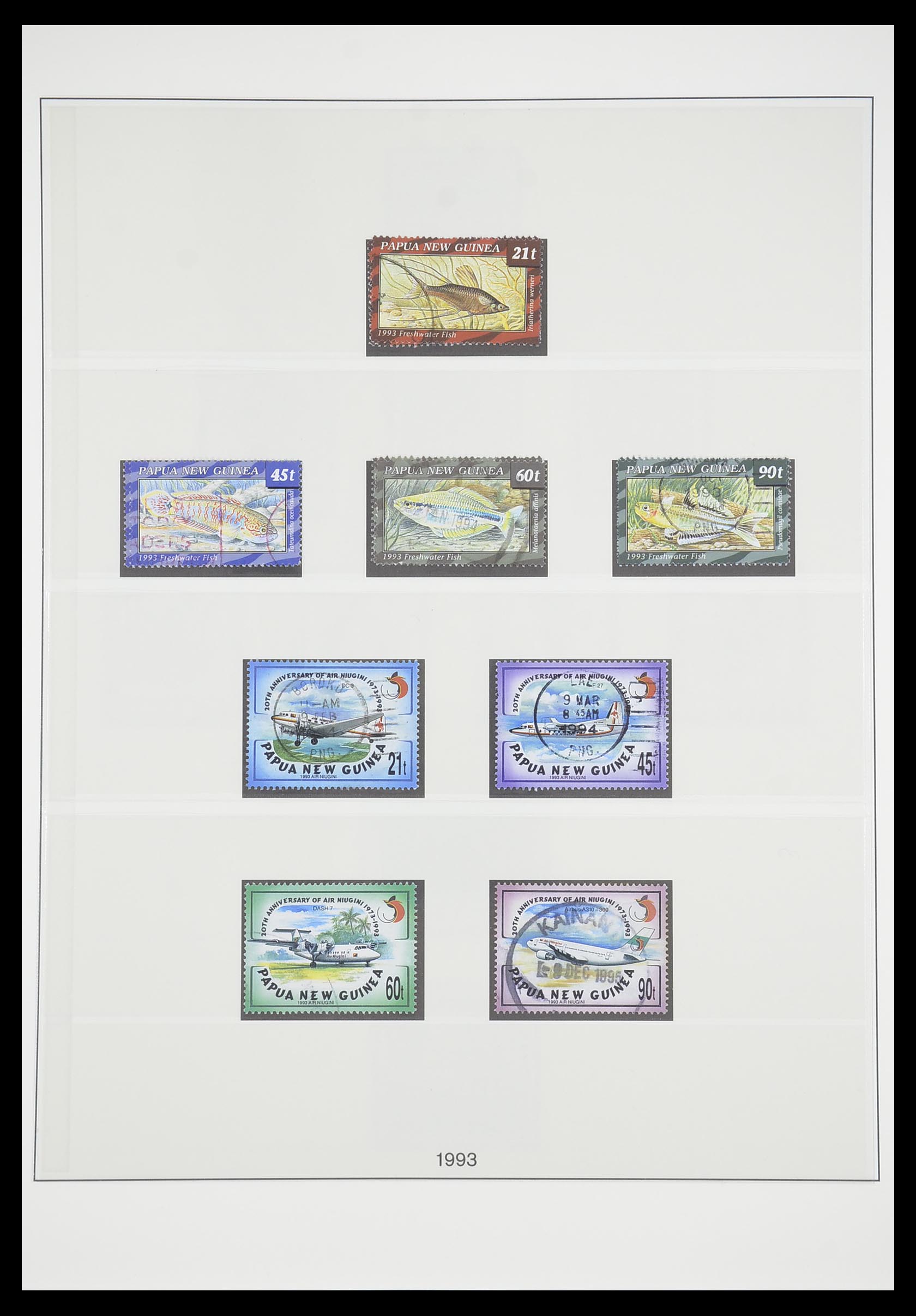 33683 063 - Postzegelverzameling 33683 Papua Nieuw Guinea 1952-2000.