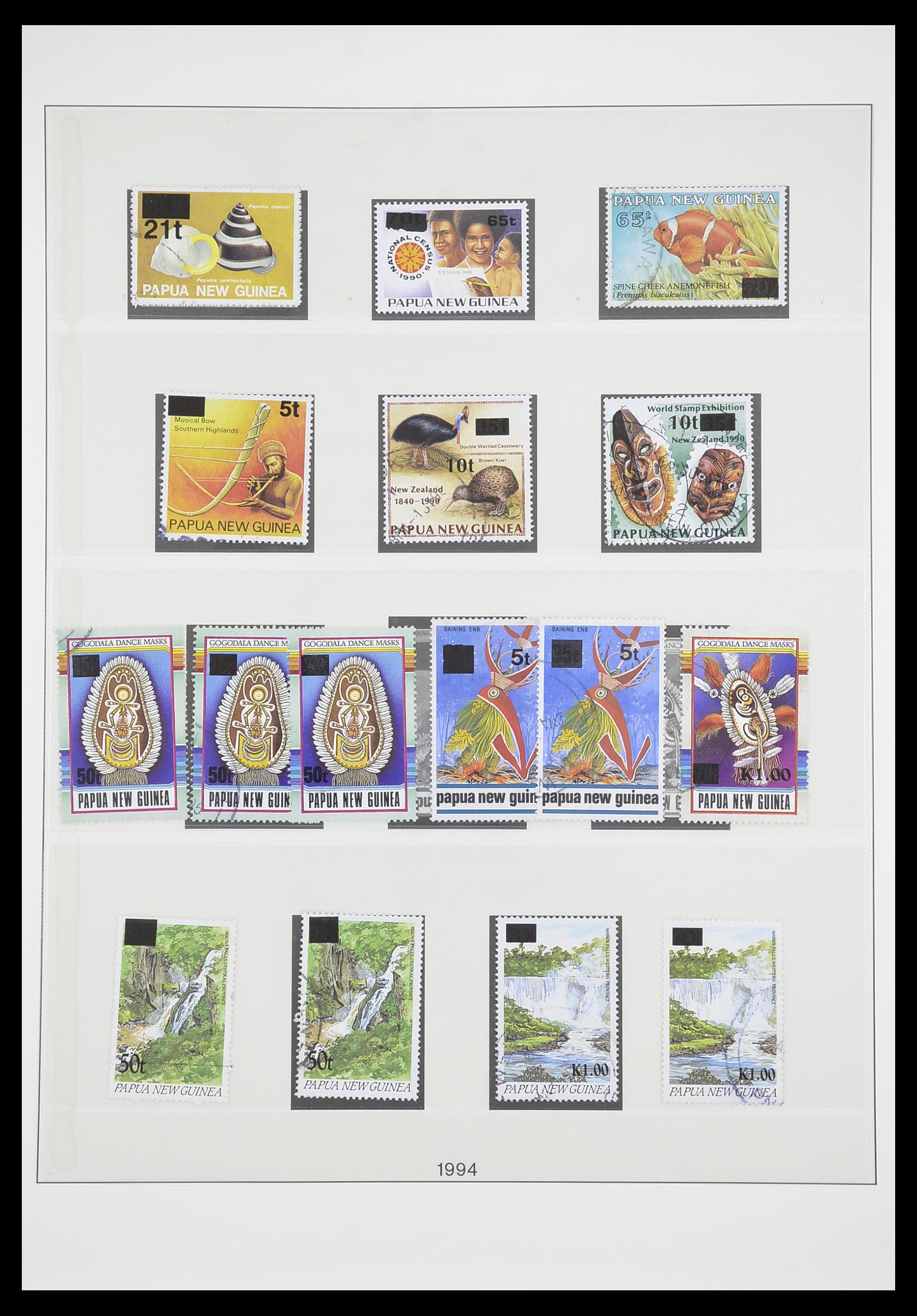 33683 067 - Postzegelverzameling 33683 Papua Nieuw Guinea 1952-2000.
