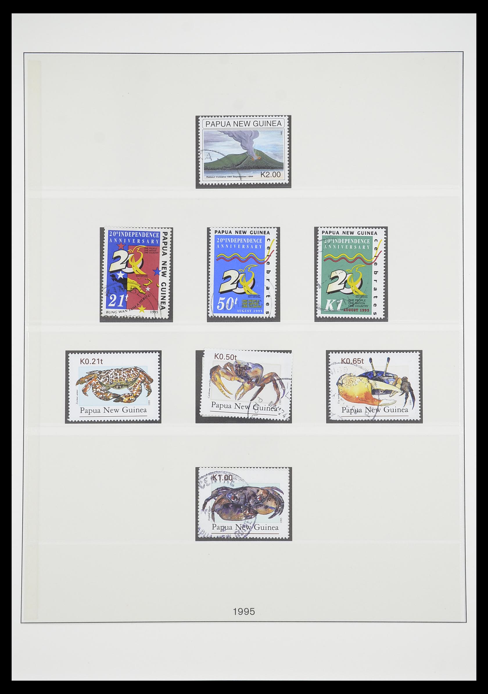 33683 071 - Postzegelverzameling 33683 Papua Nieuw Guinea 1952-2000.